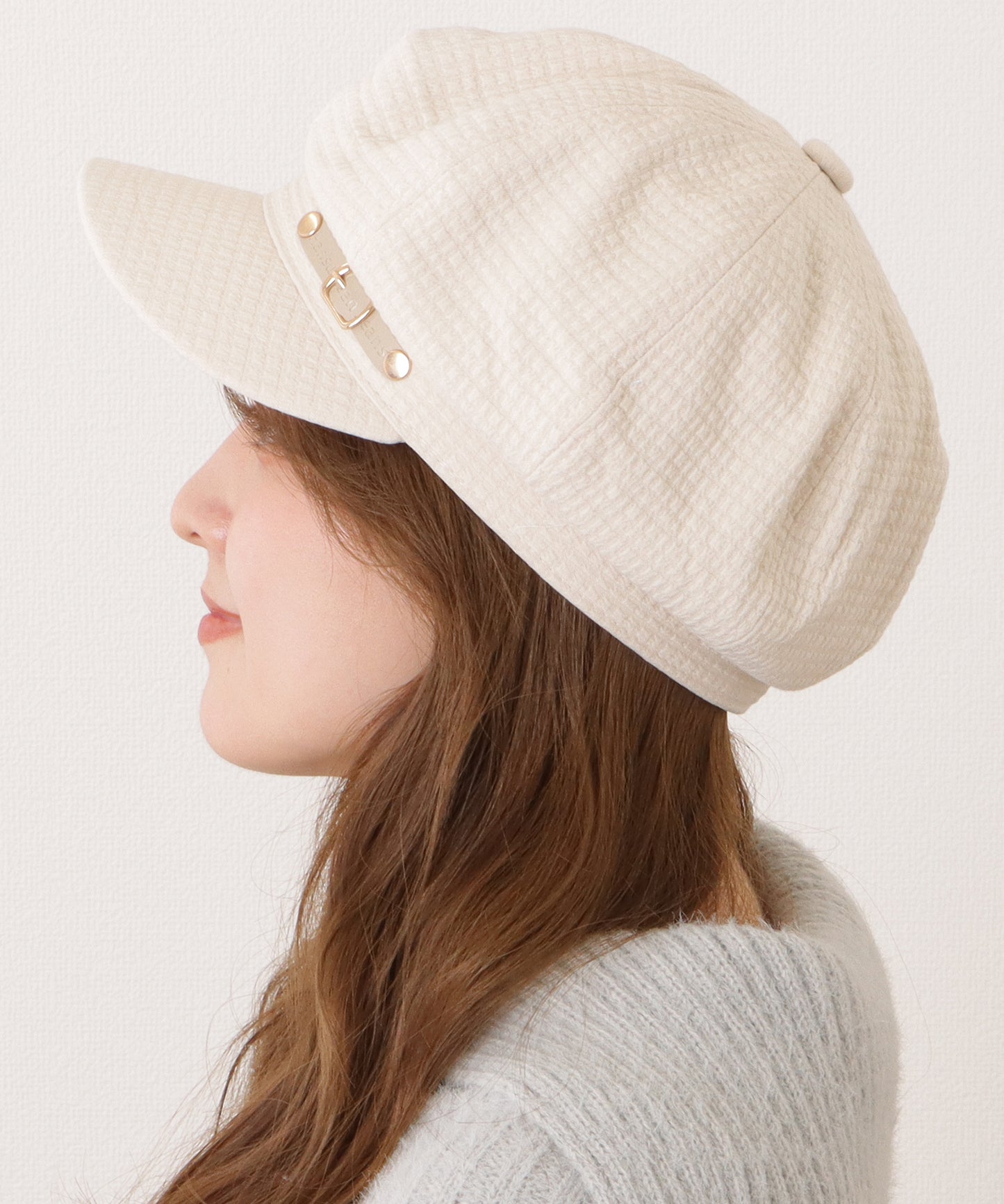 ベルト付きクラシカルキャスケット棒