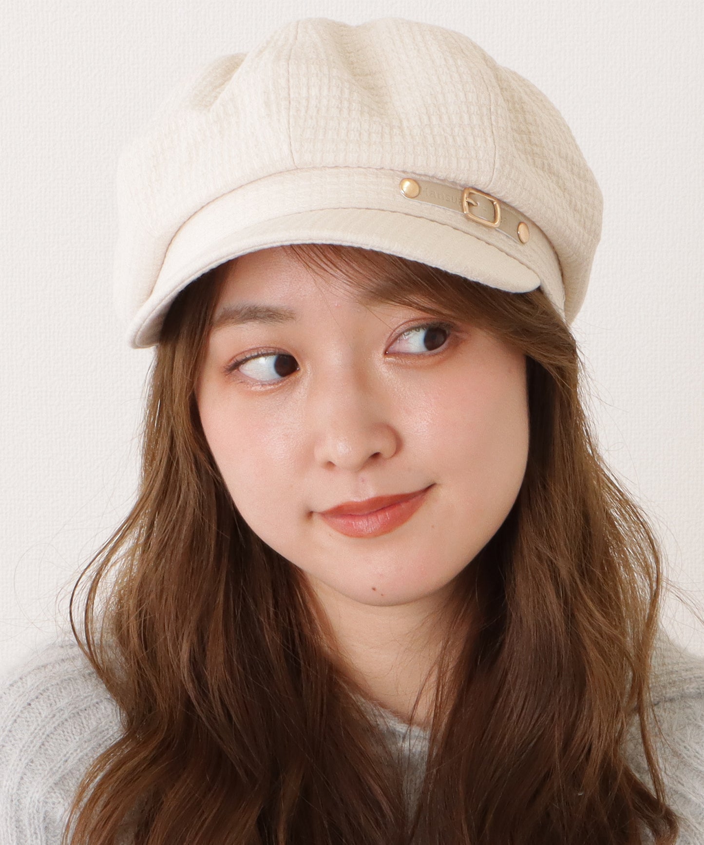 ベルト付きクラシカルキャスケット棒