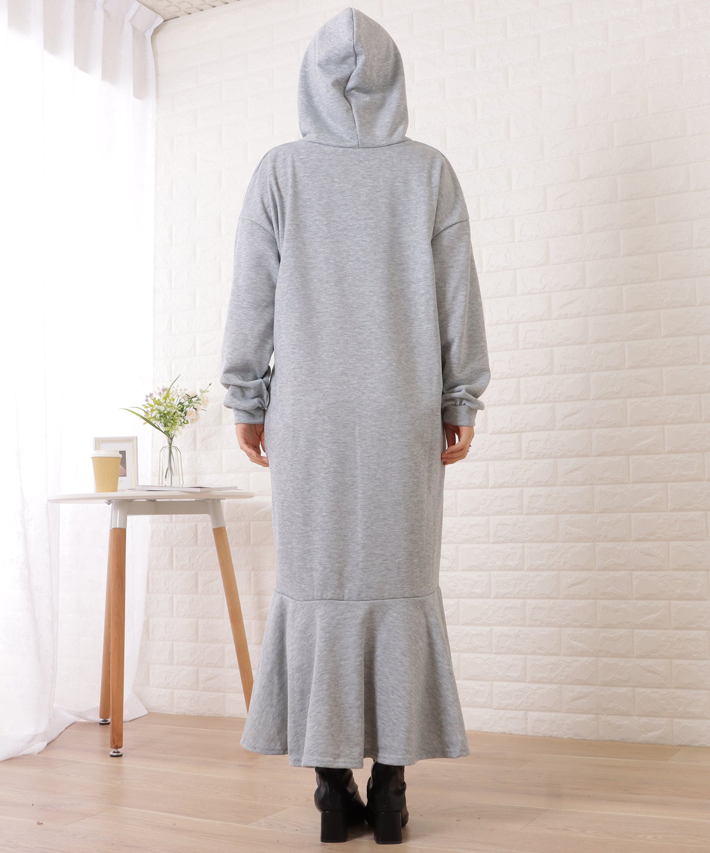 フィッシュテールロングスウェットワンピース