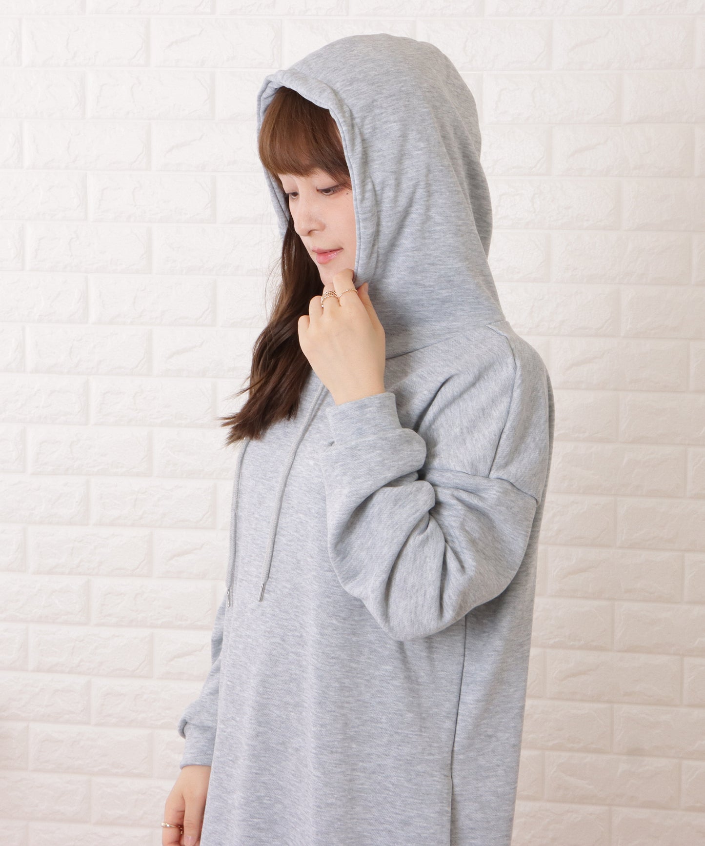 フィッシュテールロングスウェットワンピース