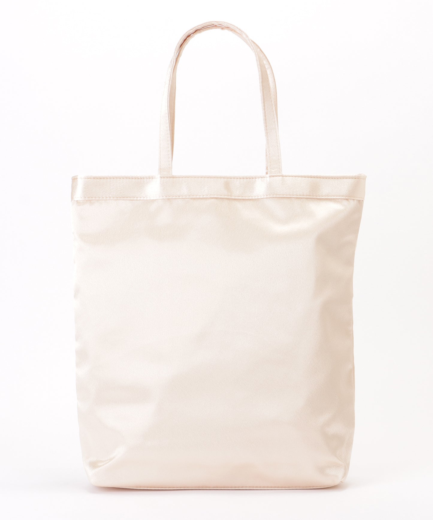 パール リボン スクエア スナップ付き トートバッグ