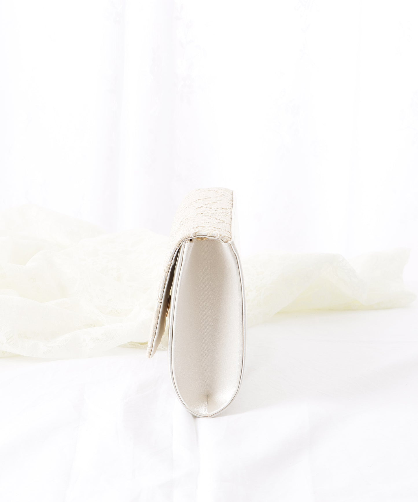 2WAY ウエーブ フラップ レース パーティー バッグ