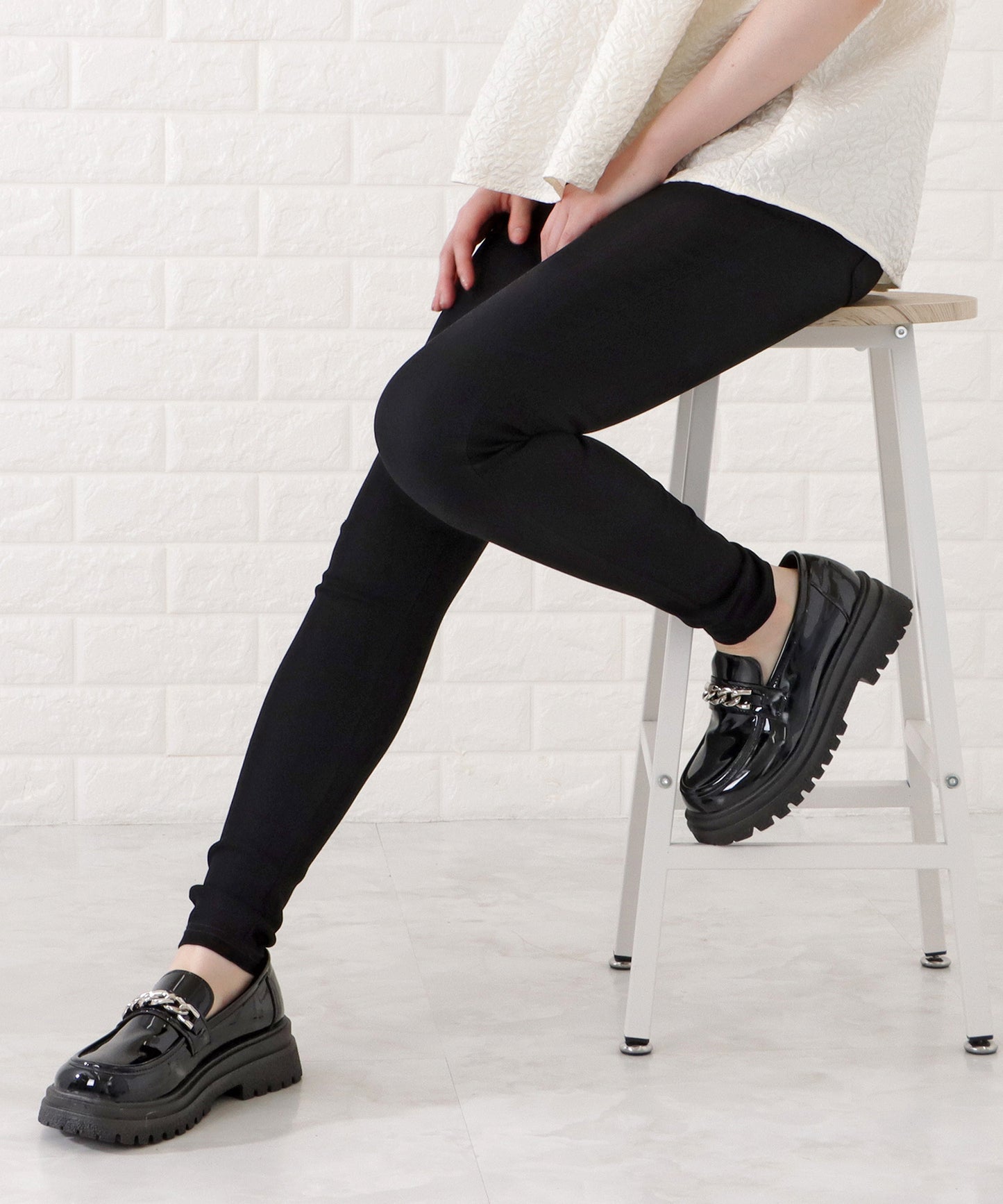 シンプルストレッチレギンスパンツ