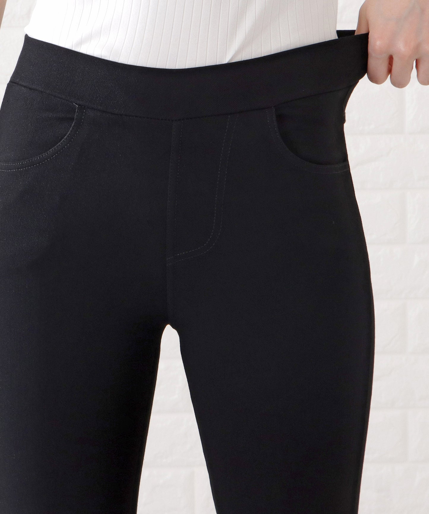 シンプルストレッチレギンスパンツ