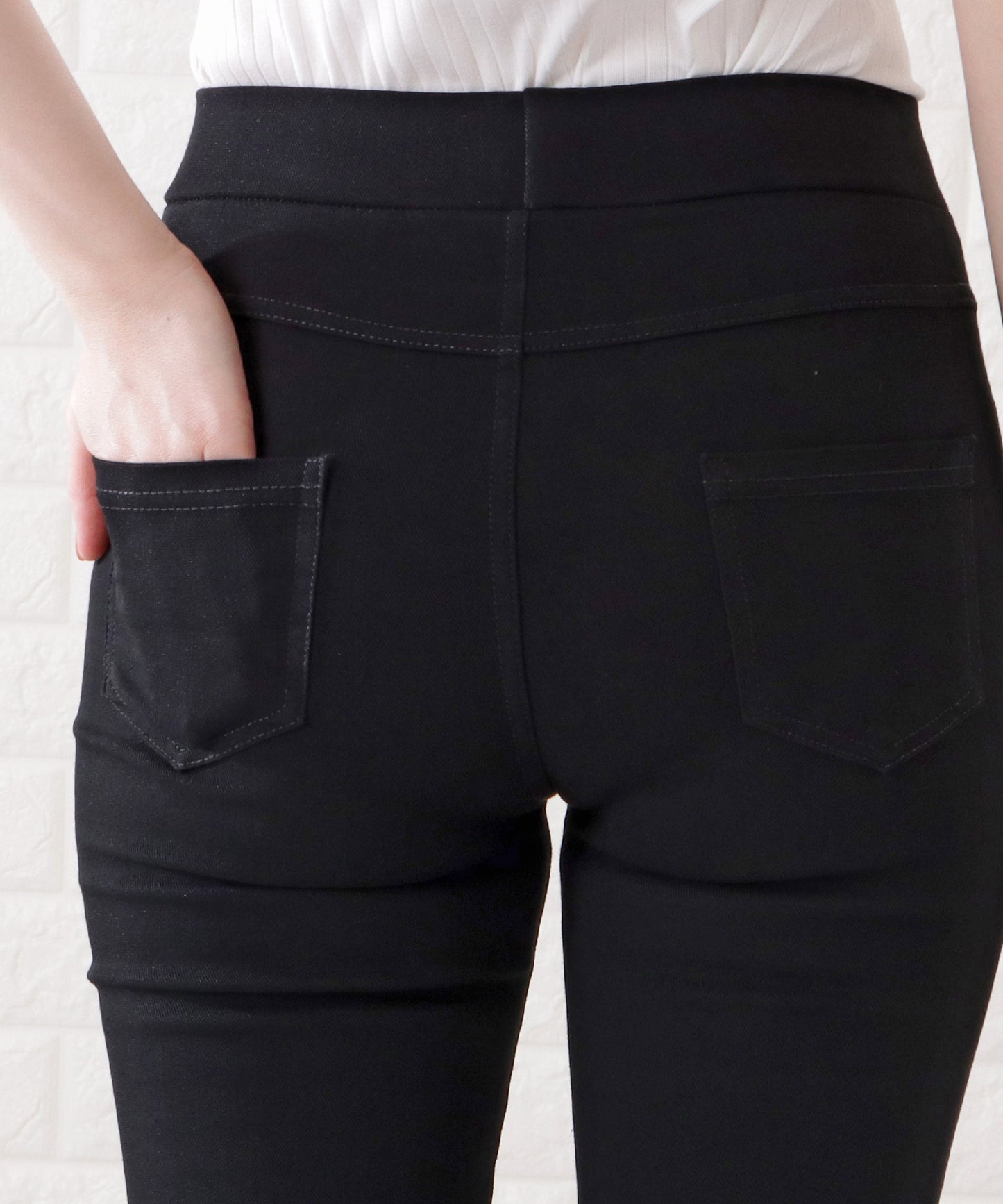 シンプルストレッチレギンスパンツ