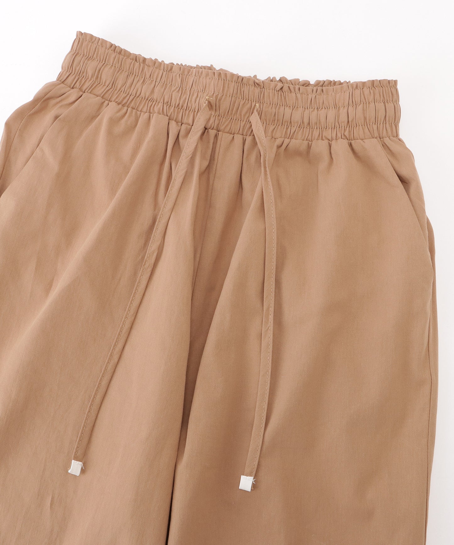 コットン100パーセントイージーフレアパンツ