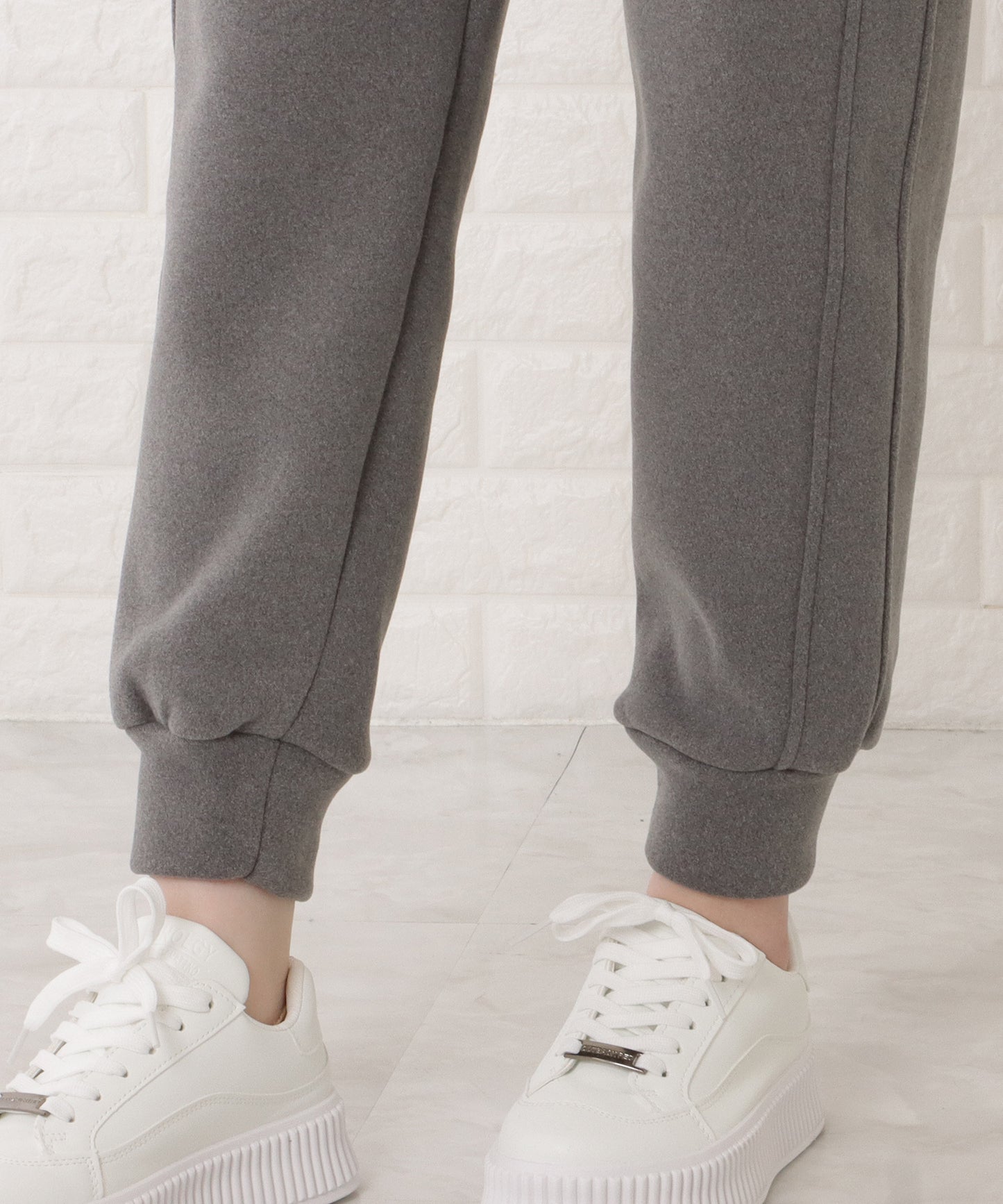 ワンポイント付ベーシックスウェットパンツ