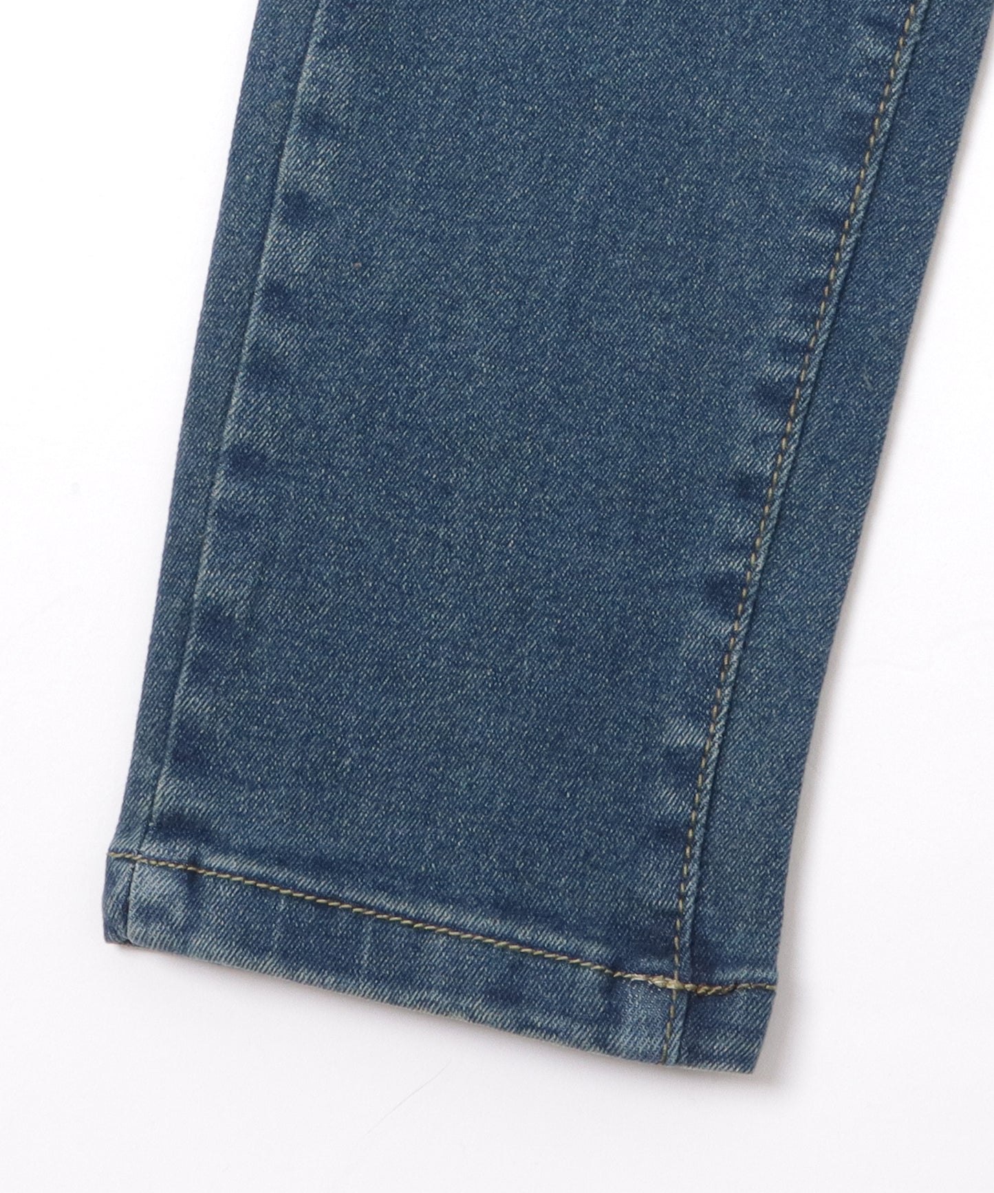 ハイウエストストレッチダメージデニムパンツ