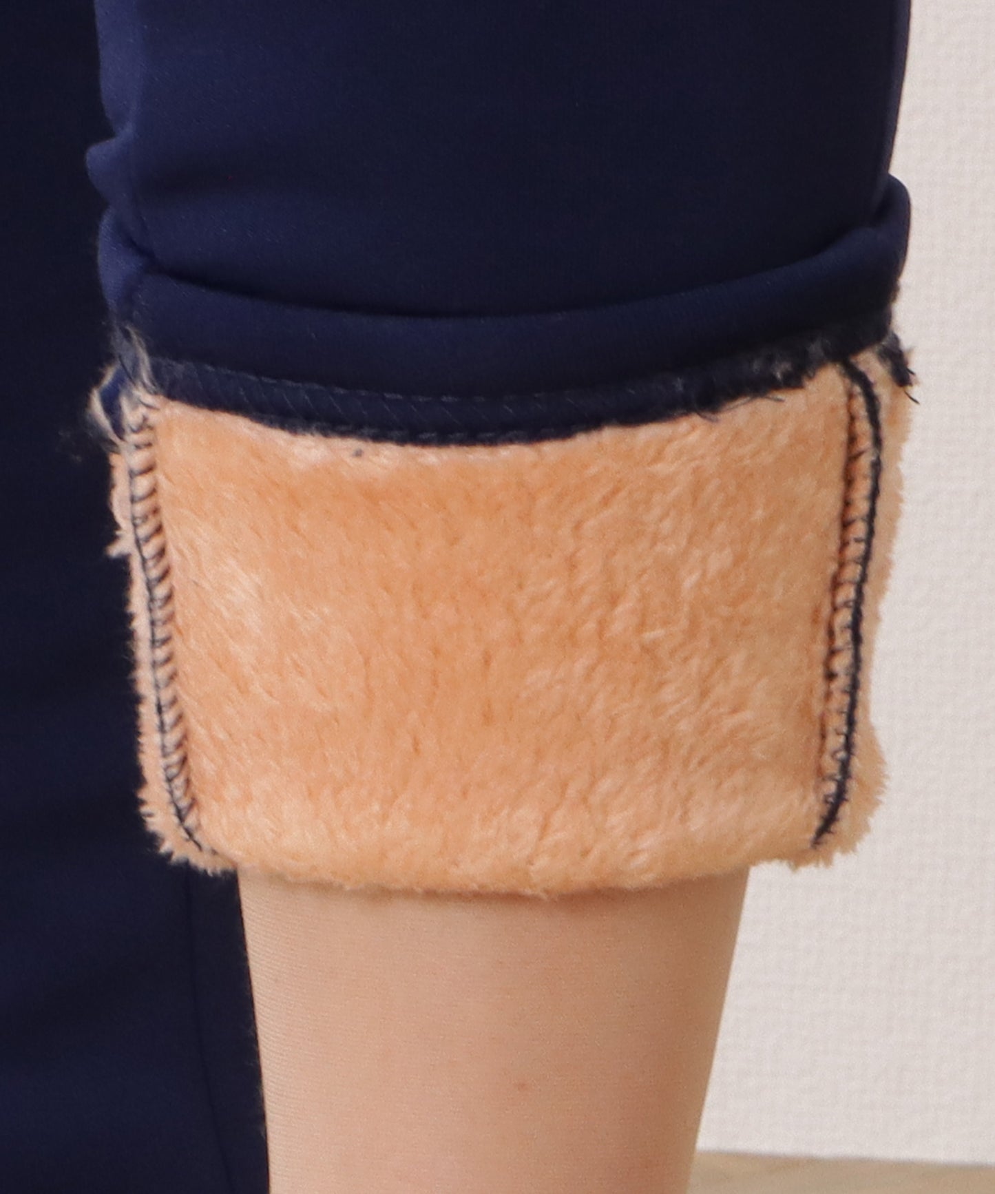 裏シャギーハイウエストストレッチパンツ