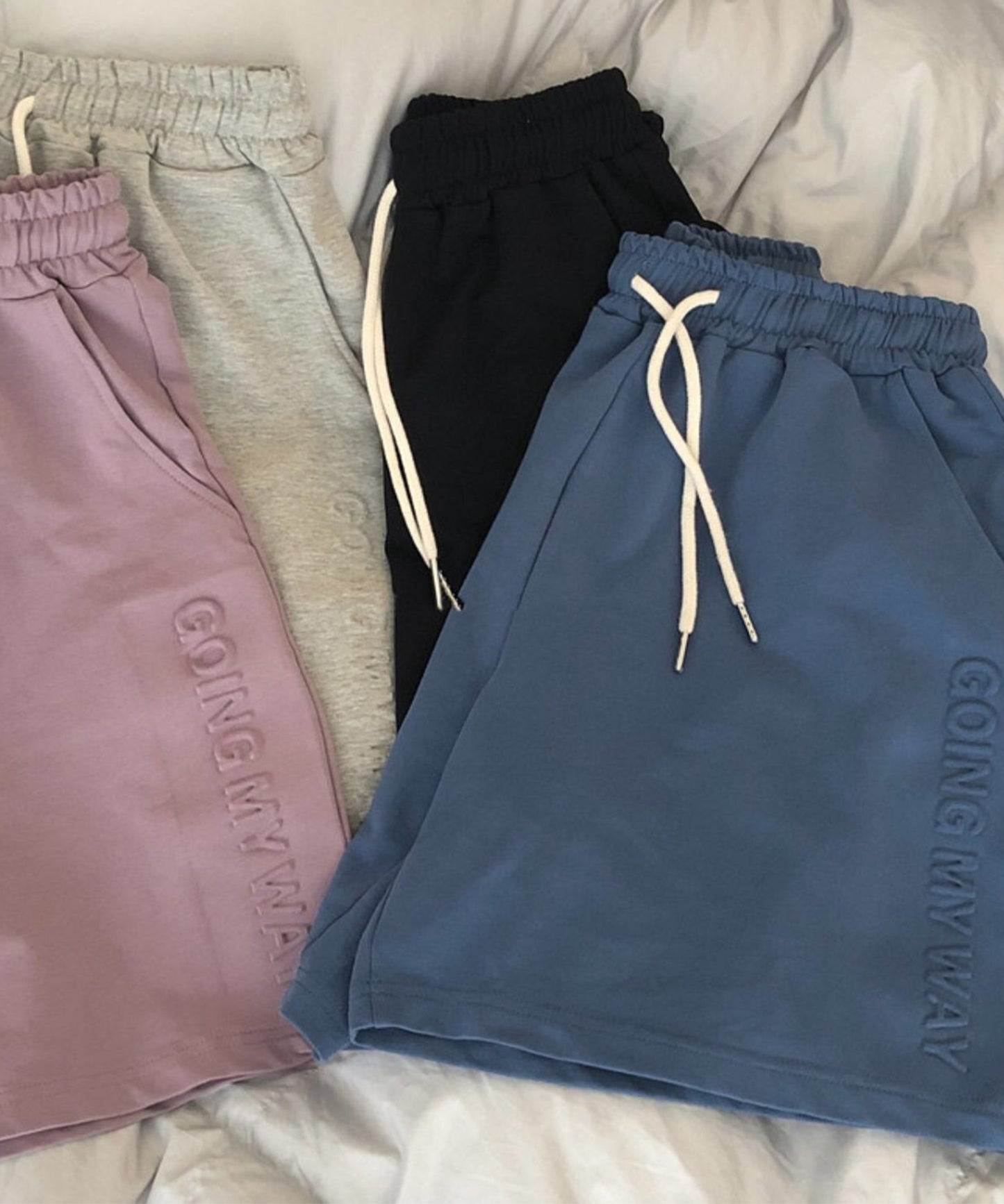 ロゴ入り スウェット リラックス ショート パンツ