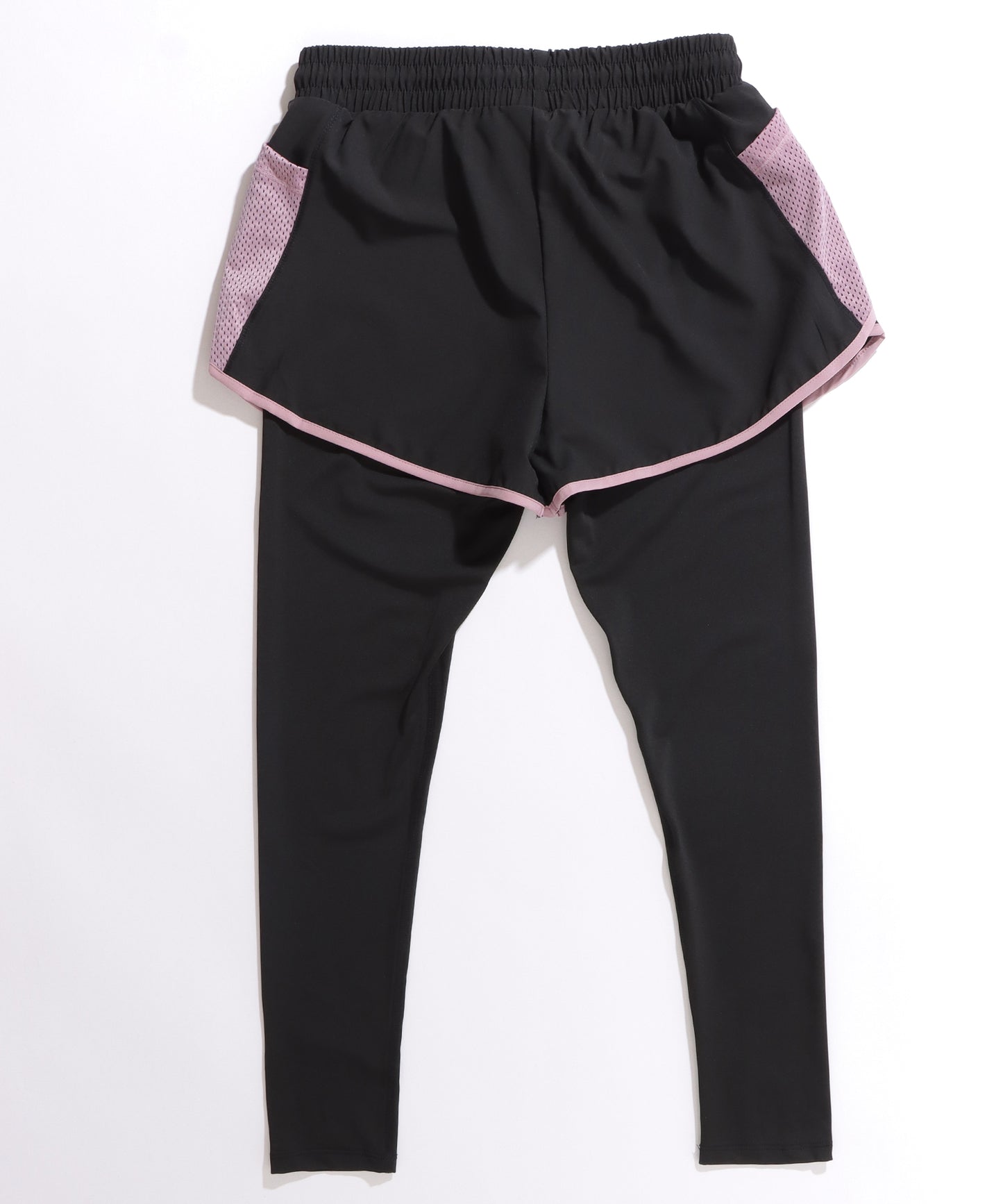 配色メッシュ ポケット付き パンツ ドッキング レギンス 水着 水陸両用