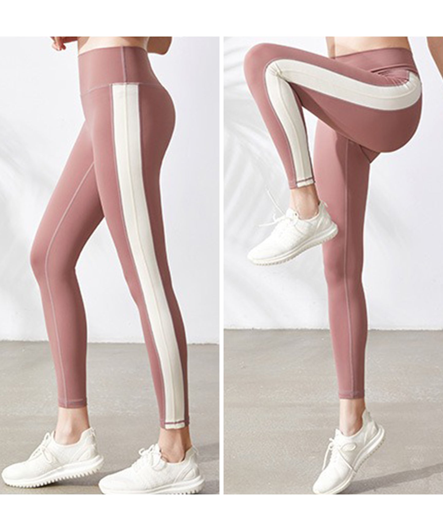 サイド ライン 配色 ヨガ レギンス 水着 水陸両用