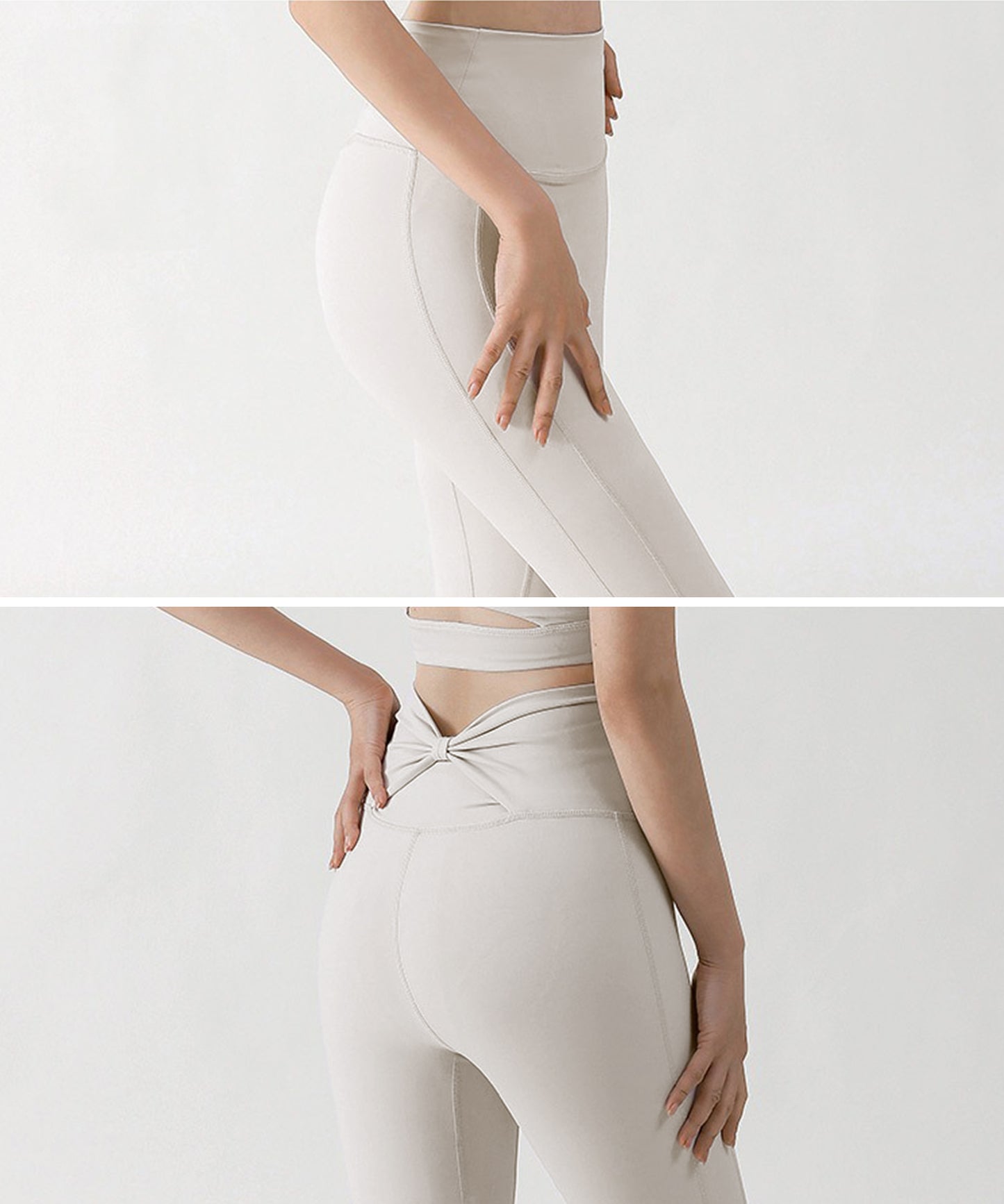 ハイウエスト バック ギャザー ヨガ レギンス 水着 水陸両用