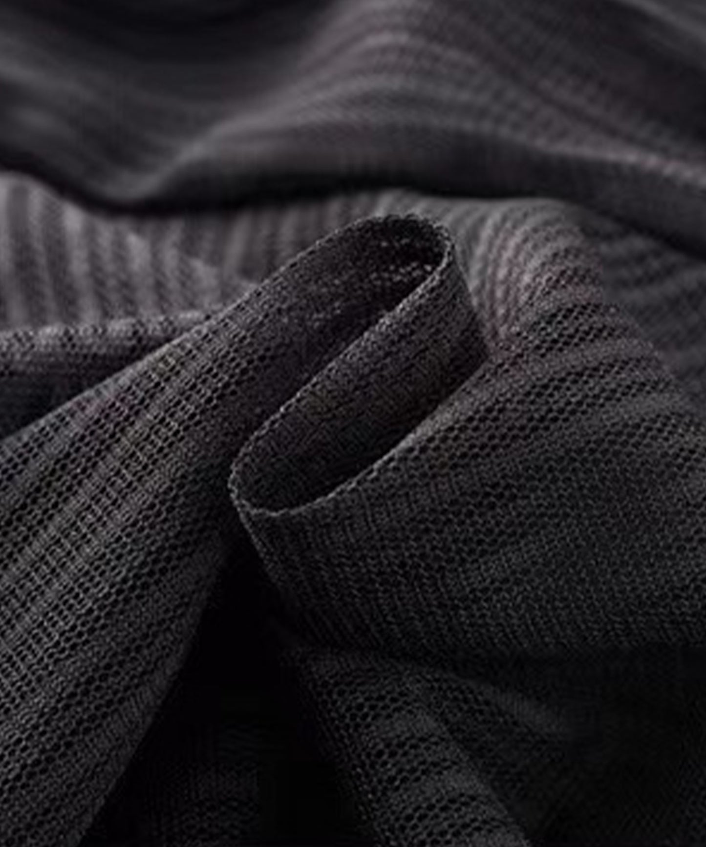 フェイクレイヤード シアー フリル袖 ワンピース スイムウエア