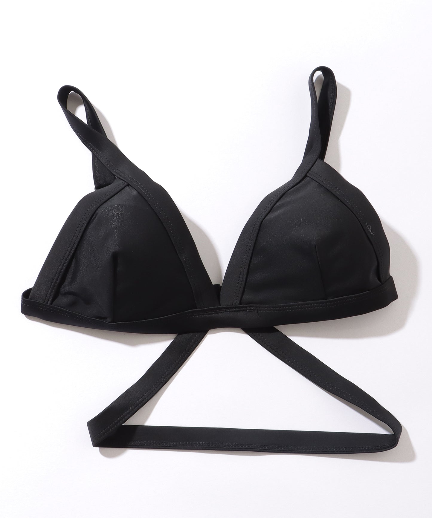 ソリッドカラー クロス ストラップ ビキニ セット