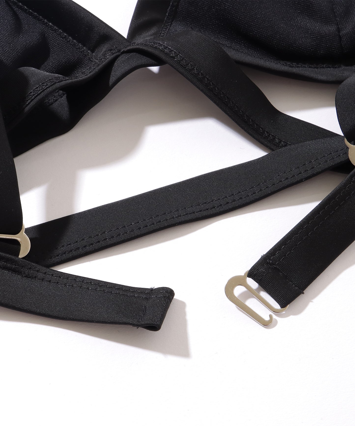 ソリッドカラー クロス ストラップ ビキニ セット