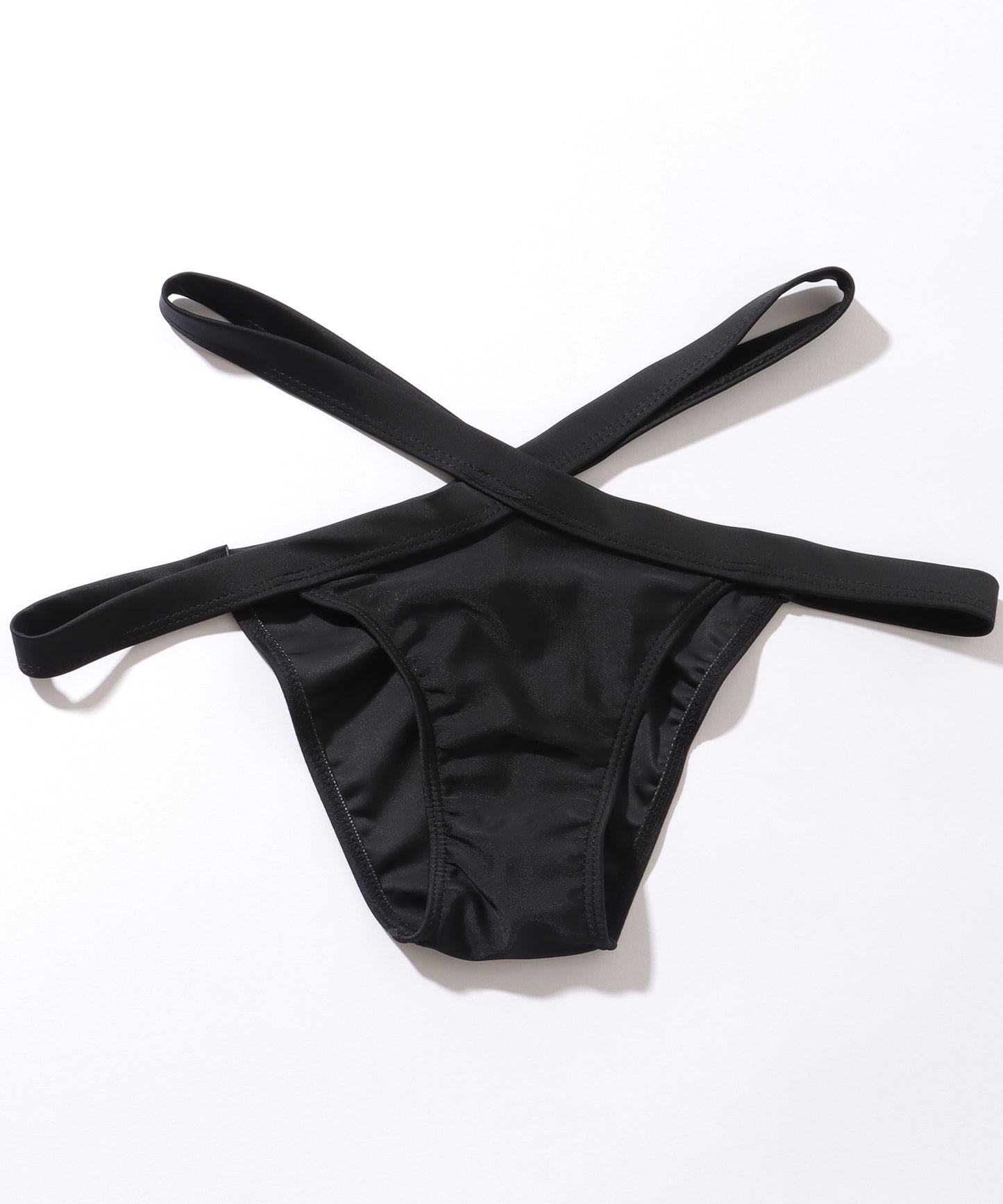 ソリッドカラー クロス ストラップ ビキニ セット