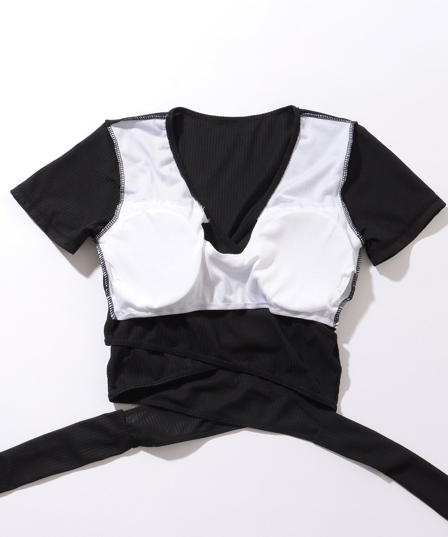 サイド リボン カシュクール風 タンキニ セット