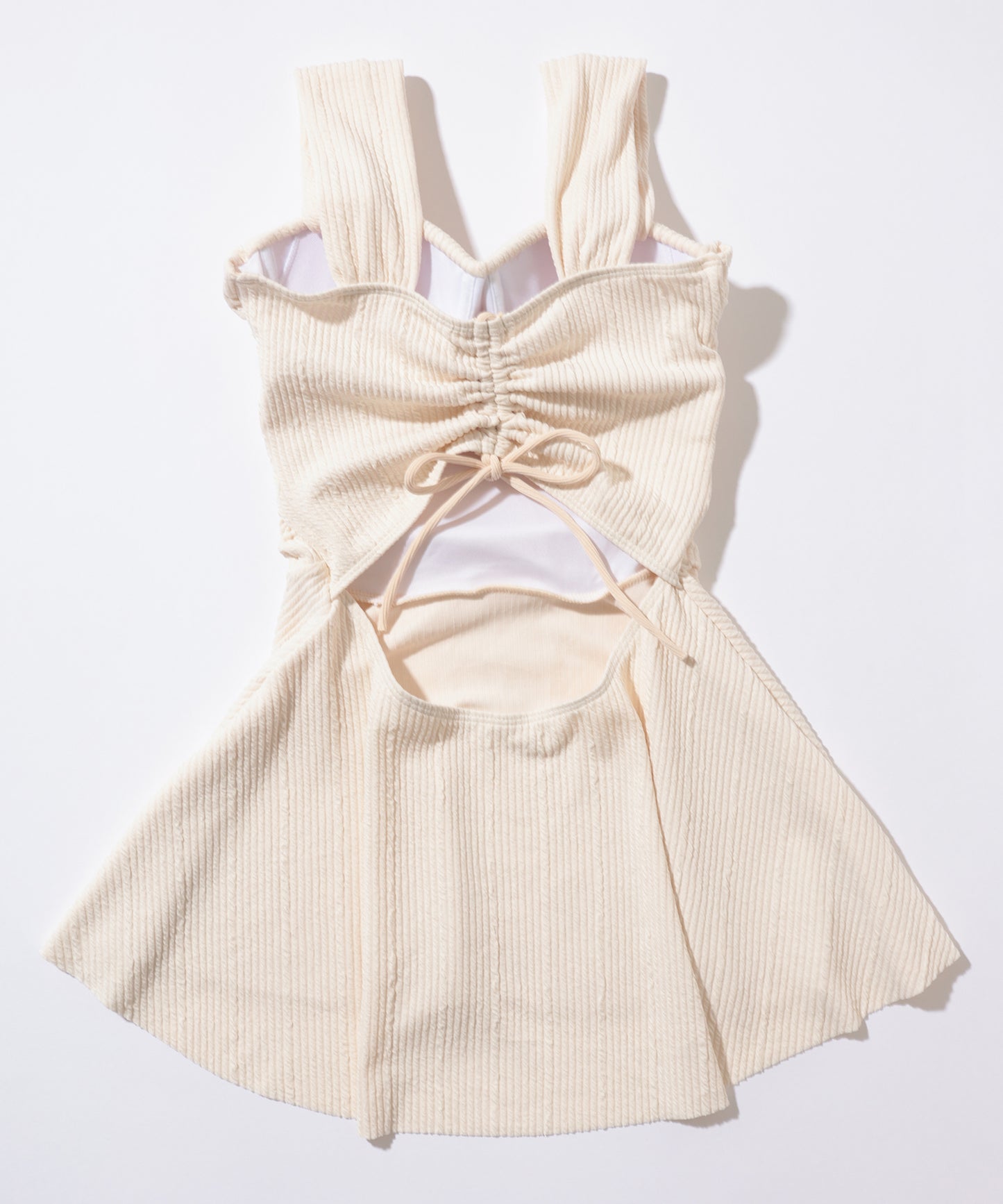 【2点セット】ハートネック ワイド ショルダー ワンピース 水着