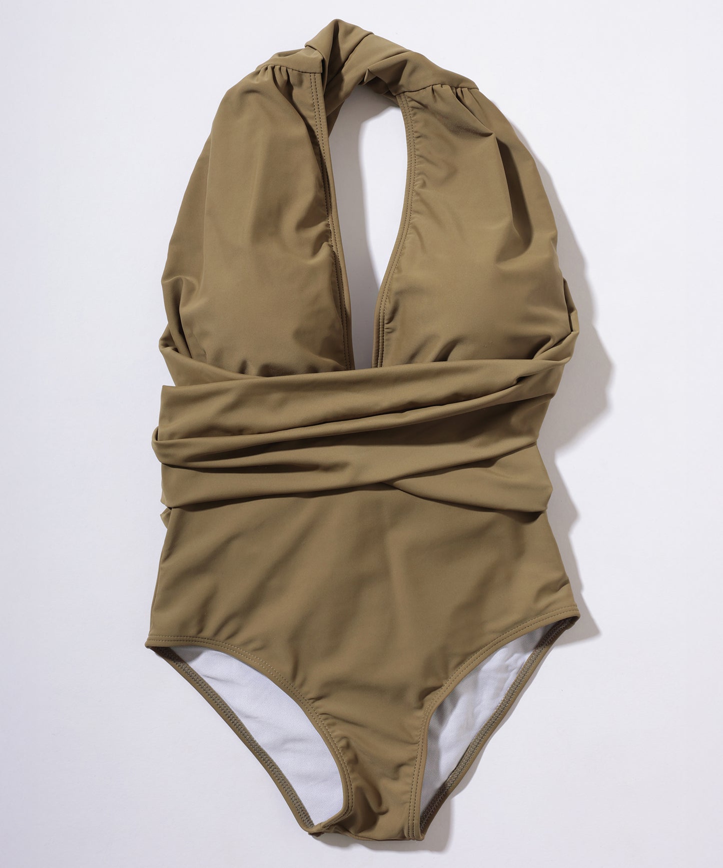 フロント 深V バックコンシャス ワンピース 水着