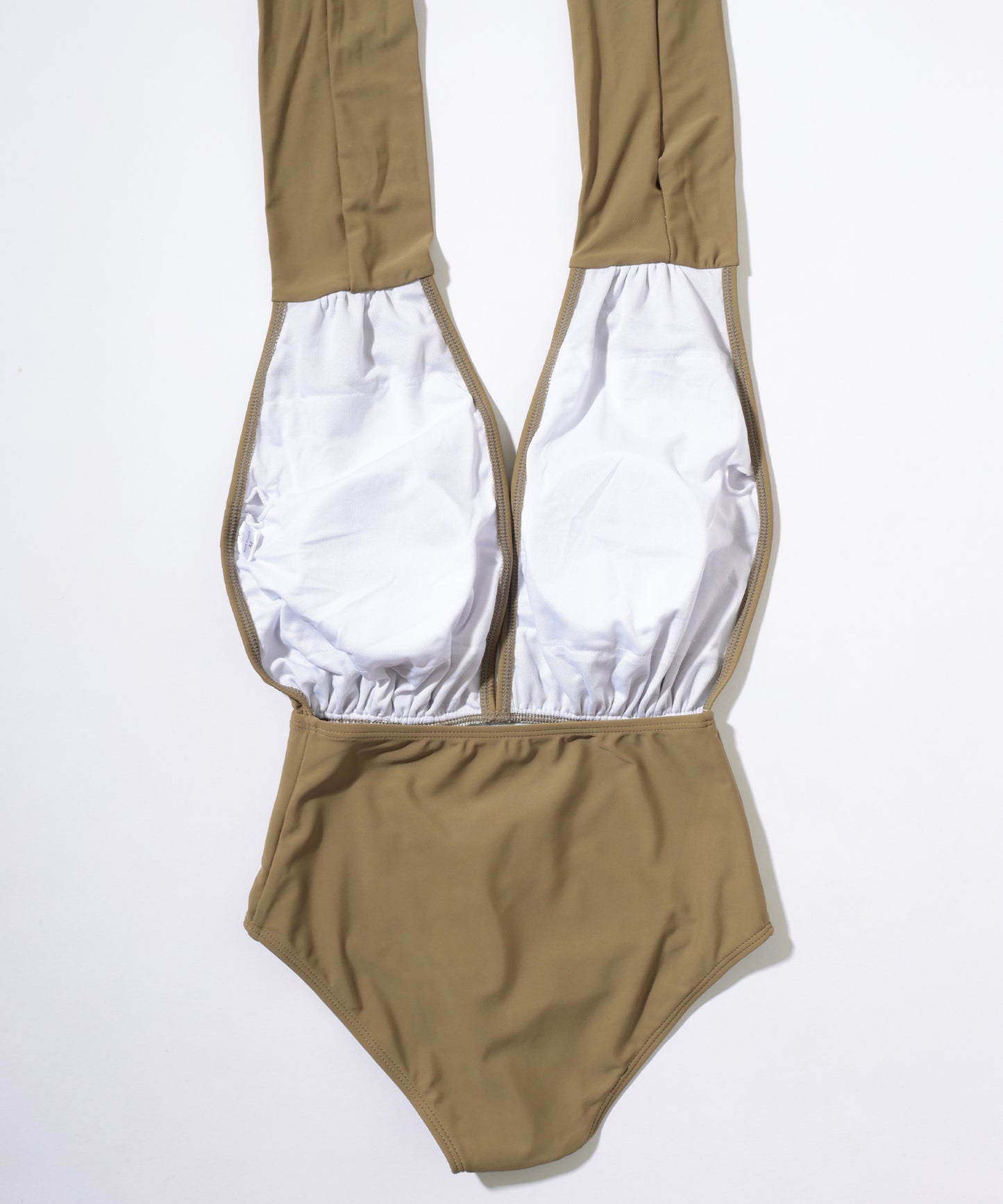 フロント 深V バックコンシャス ワンピース 水着