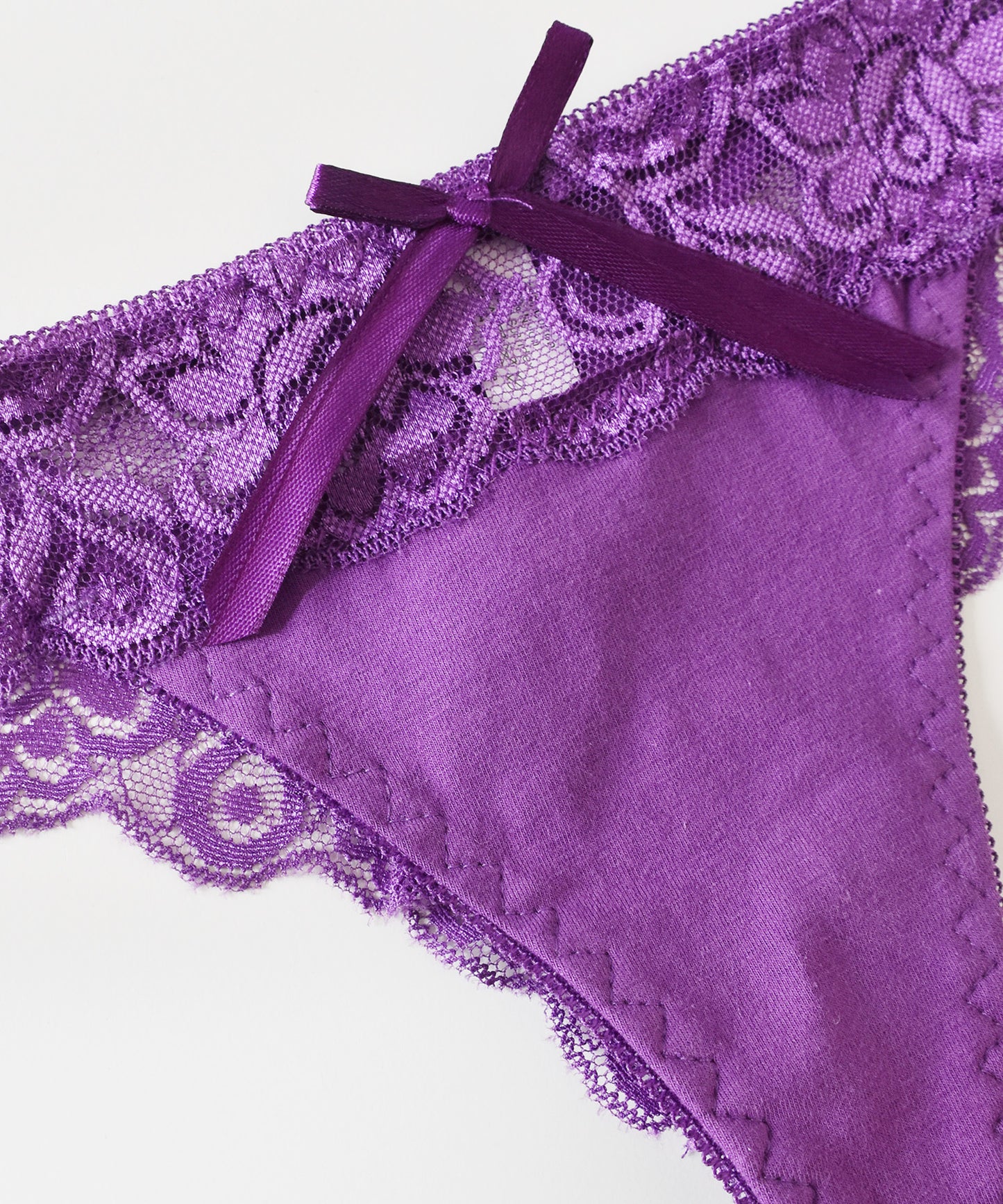 Tバック コットン セクシーレースショーツ