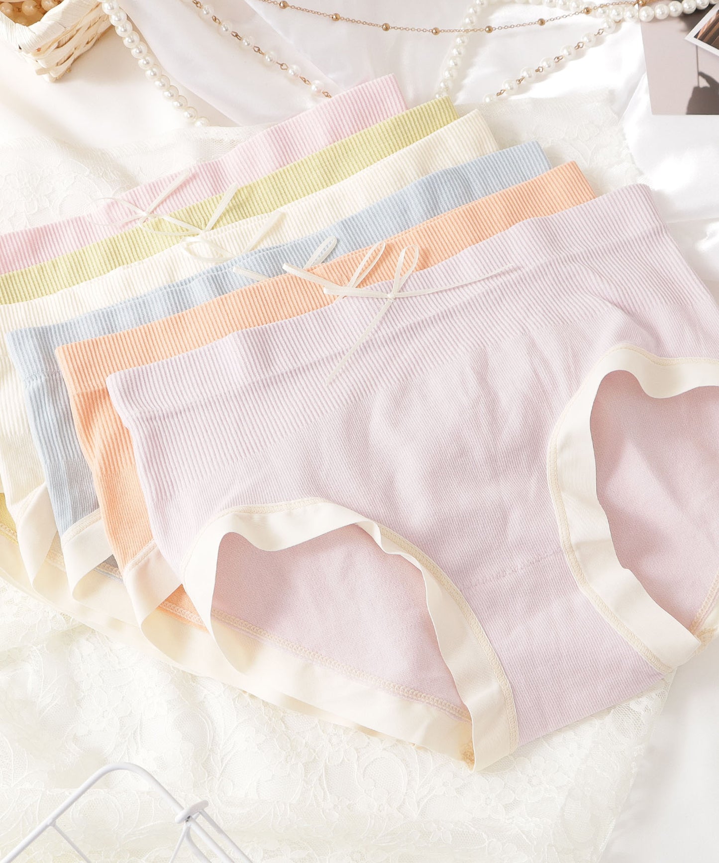6枚セット シームレスフルバックショーツ