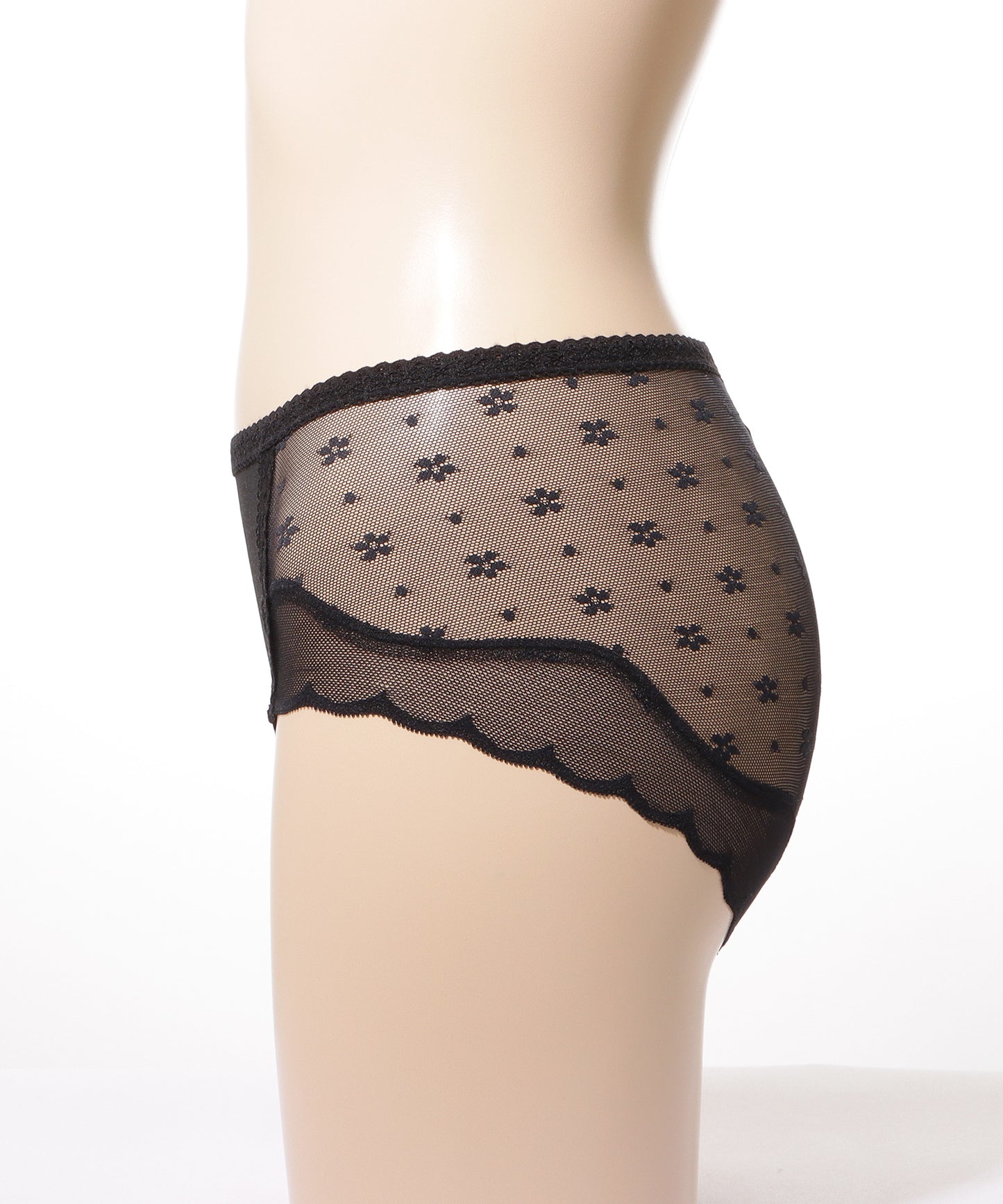 【5枚セット】レースドッキングスカラップレッグショーツ