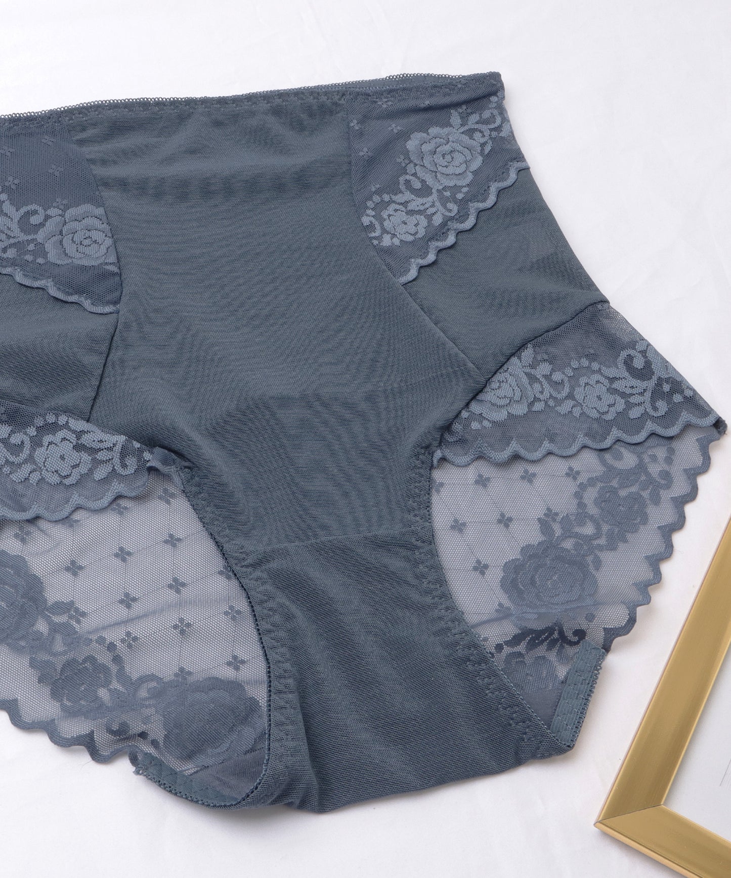 【5枚セット】ハイウエストレーシィストレッチガードルショーツ