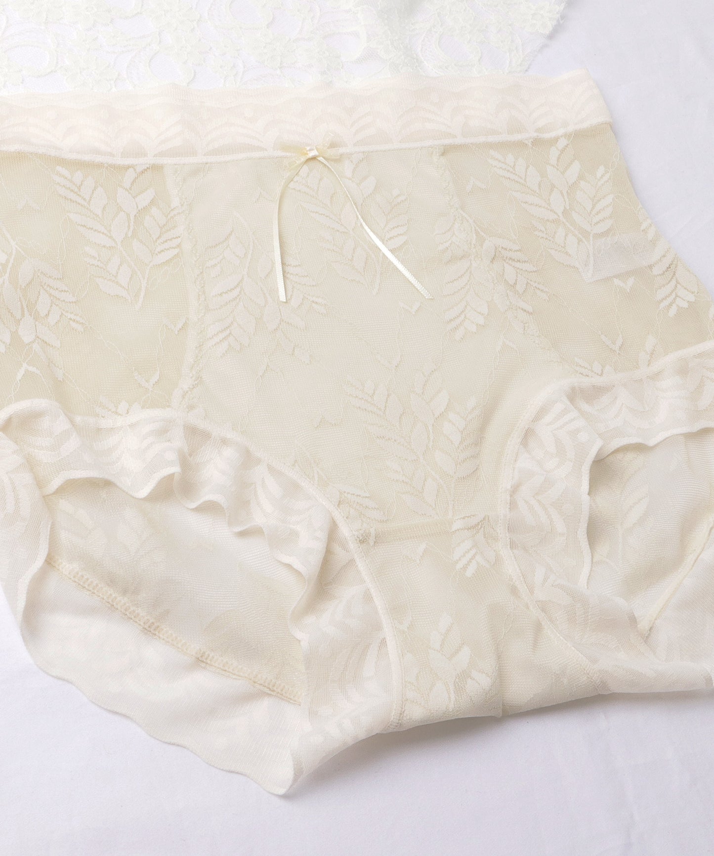 【6枚セット】ハイウエストボタニカルレース補正ショーツ