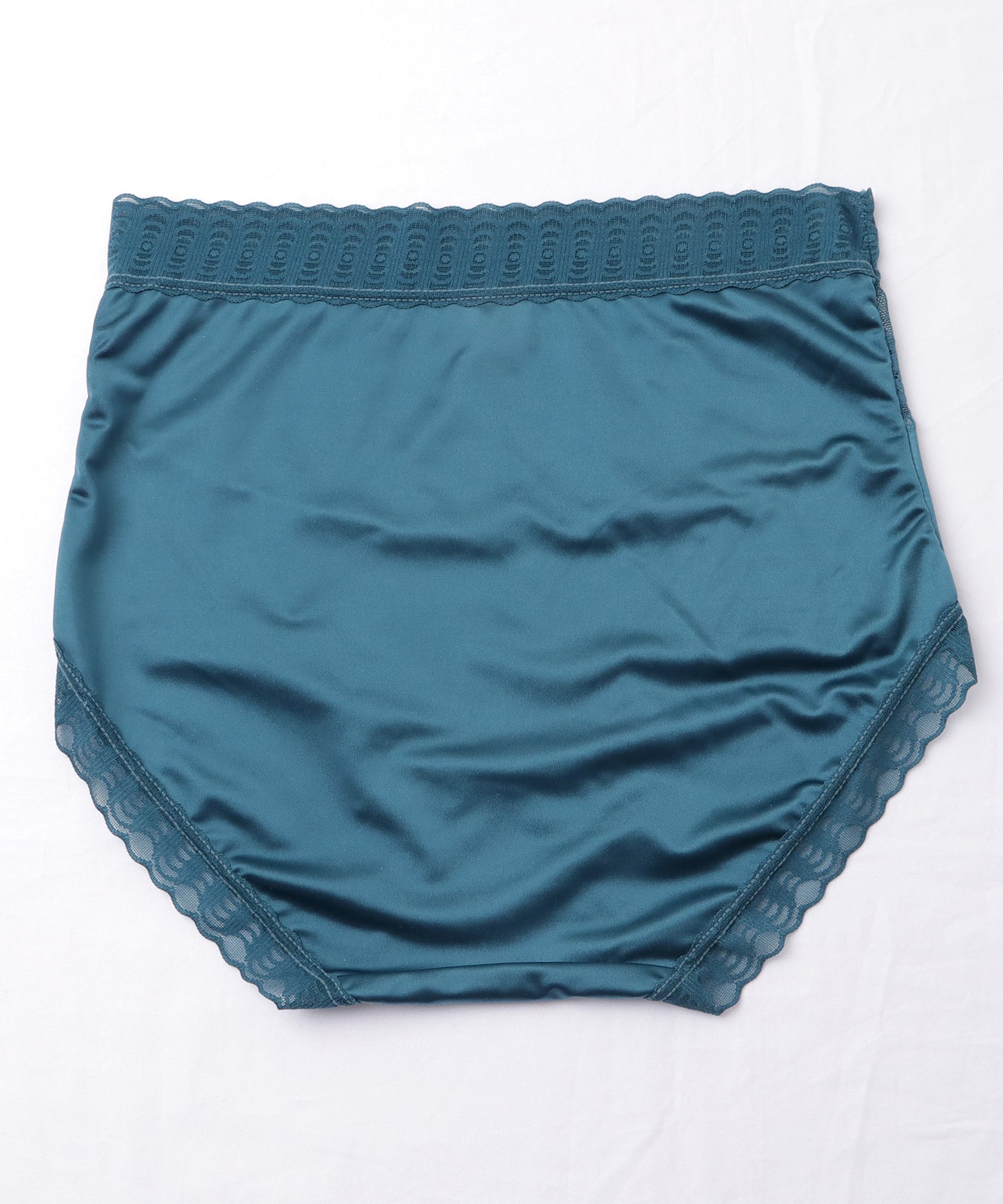 【6枚セット】ハイウエストレースドッキングサテンショーツ