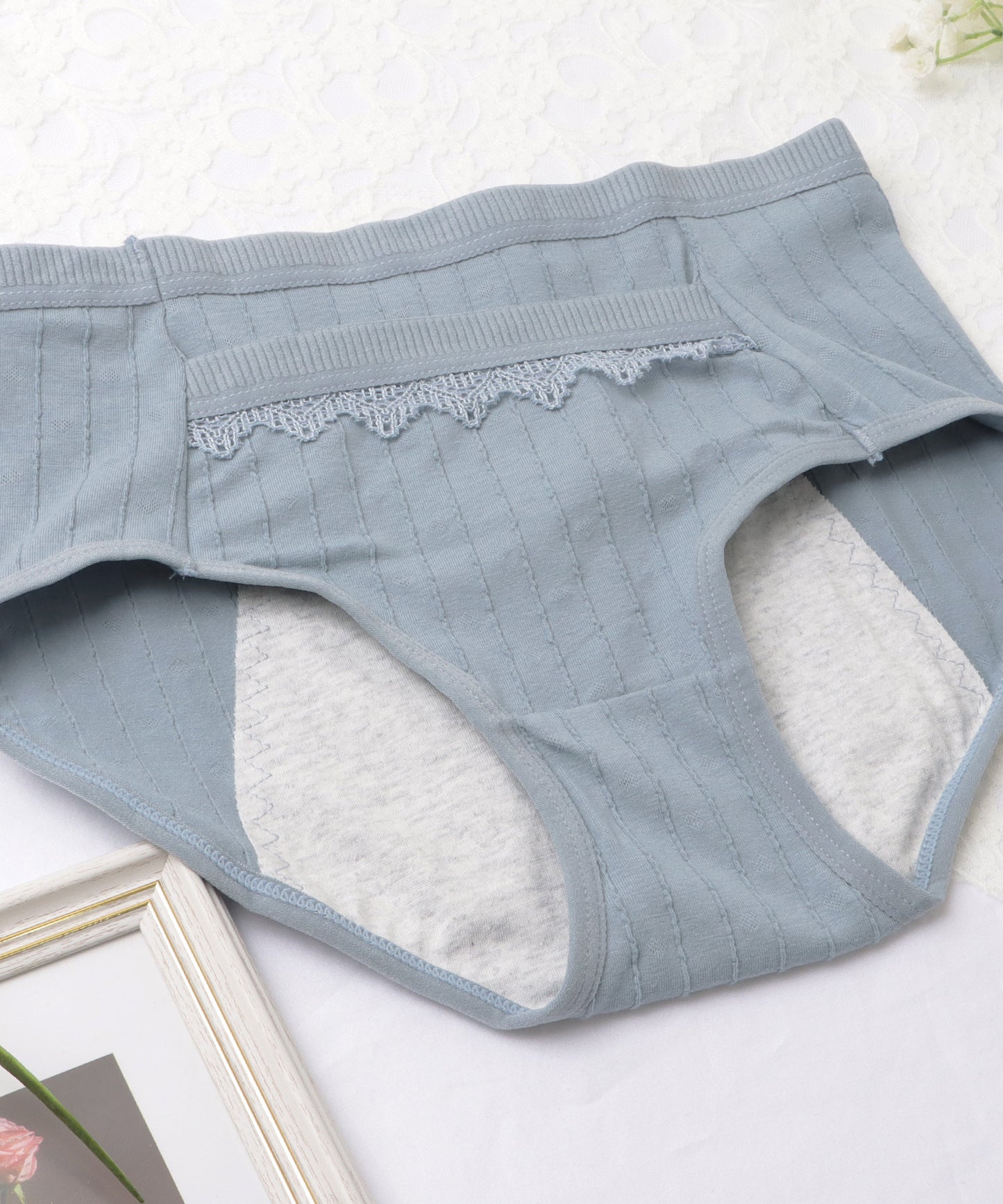 【6枚セット】ポケット付きコットンサニタリーショーツ