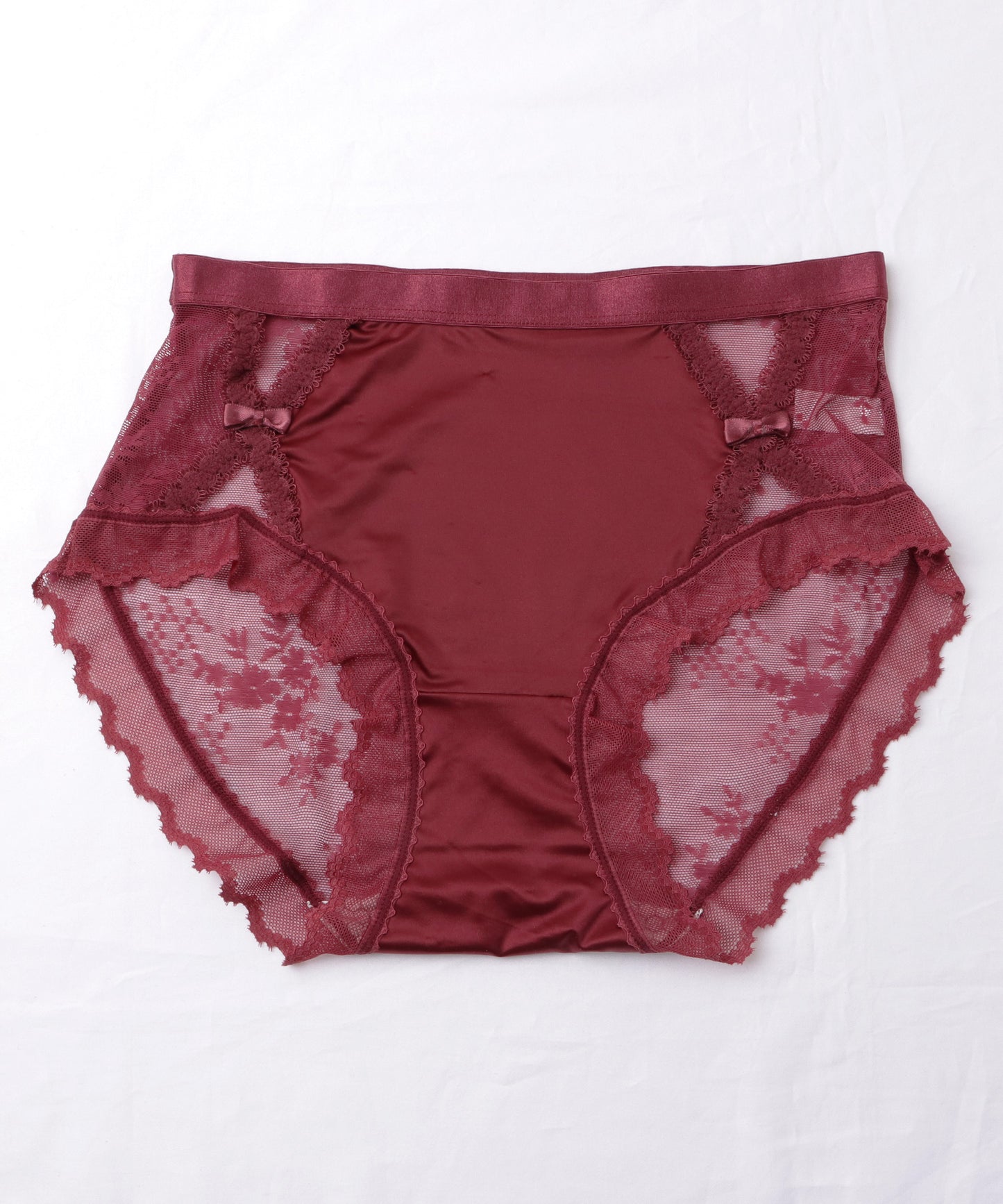 【5枚セット】レースドッキングサテンフィットショーツ