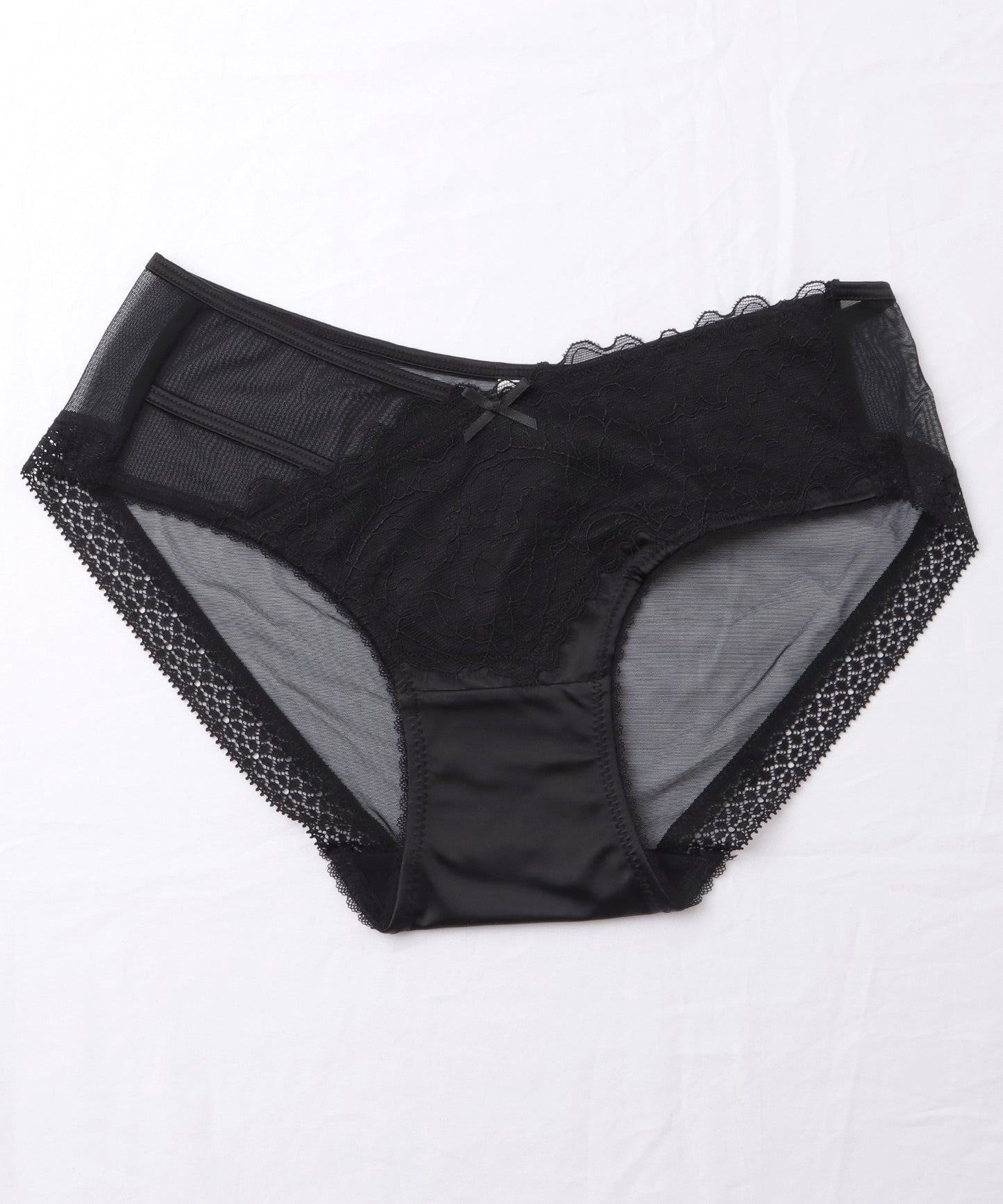 【4枚セット】レースドッキングアシメショーツ