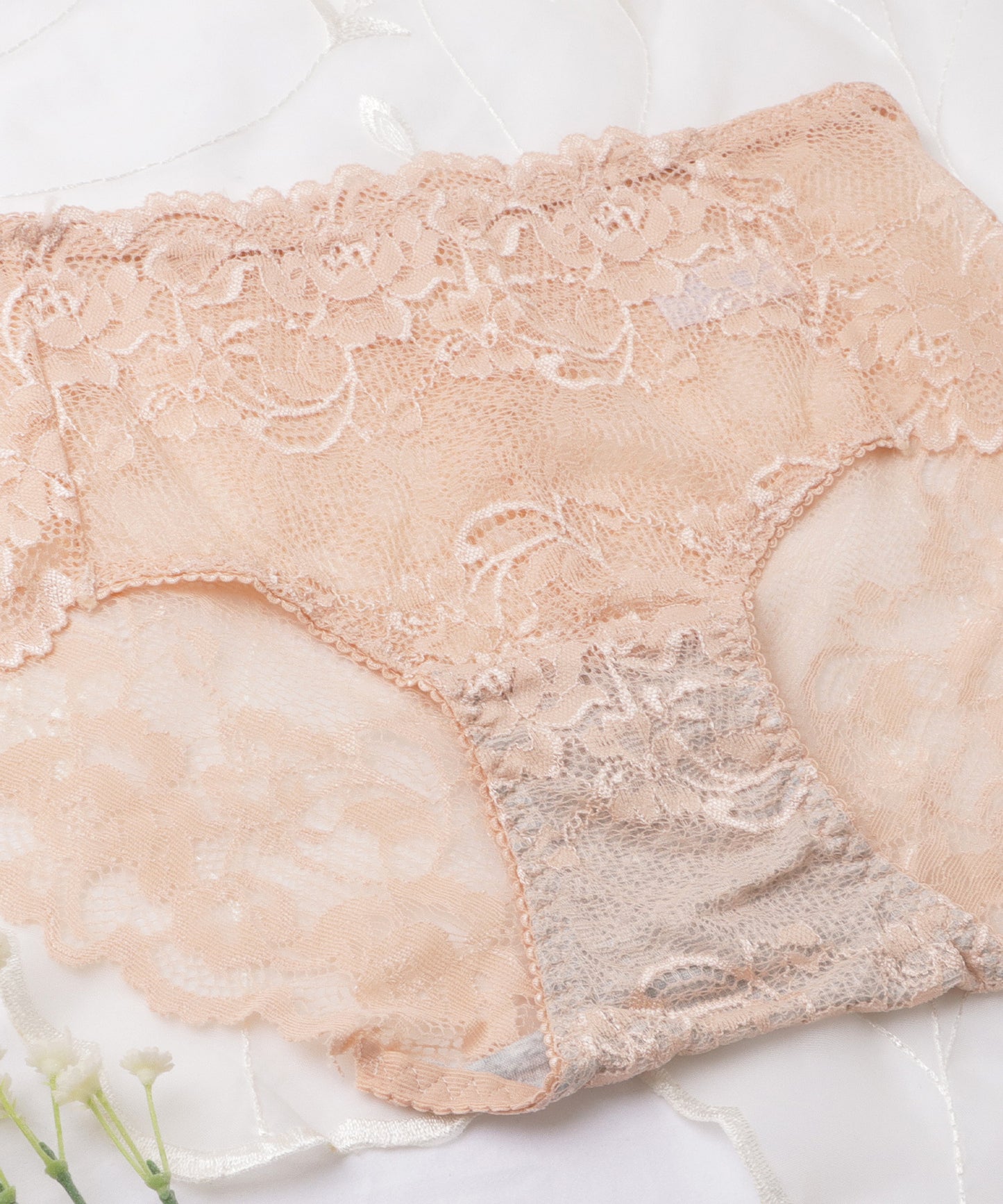 【6枚セット】総レース花柄ショーツ