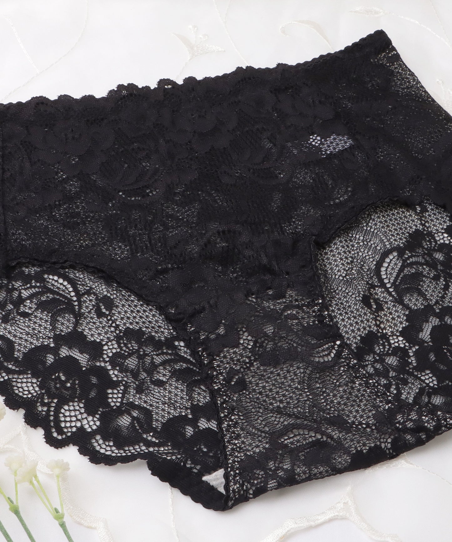 【6枚セット】総レース花柄ショーツ