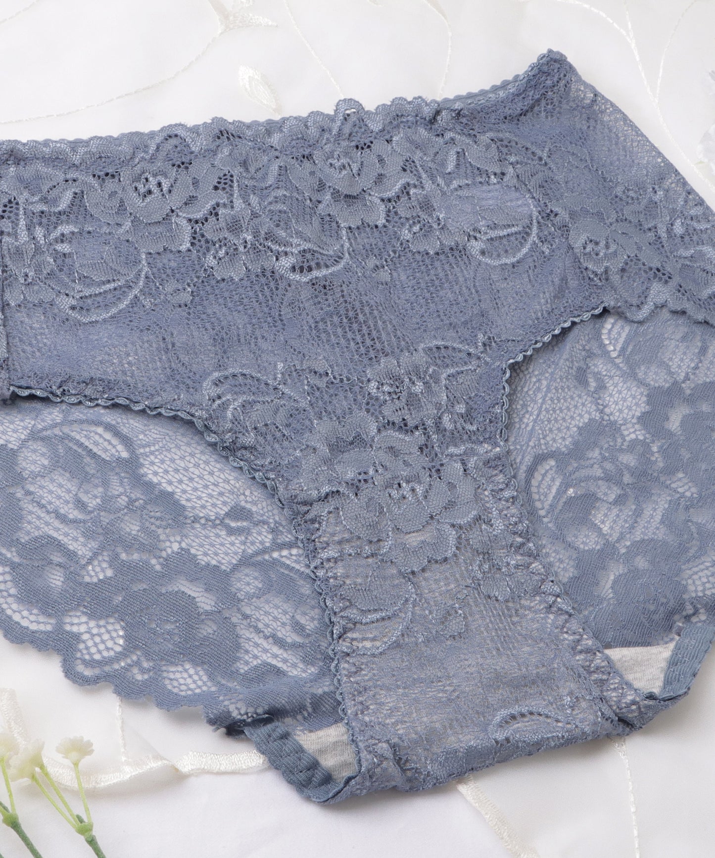 【6枚セット】総レース花柄ショーツ