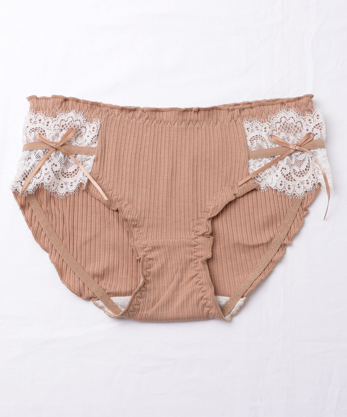 【8枚セット】レースドッキングストライプショーツ