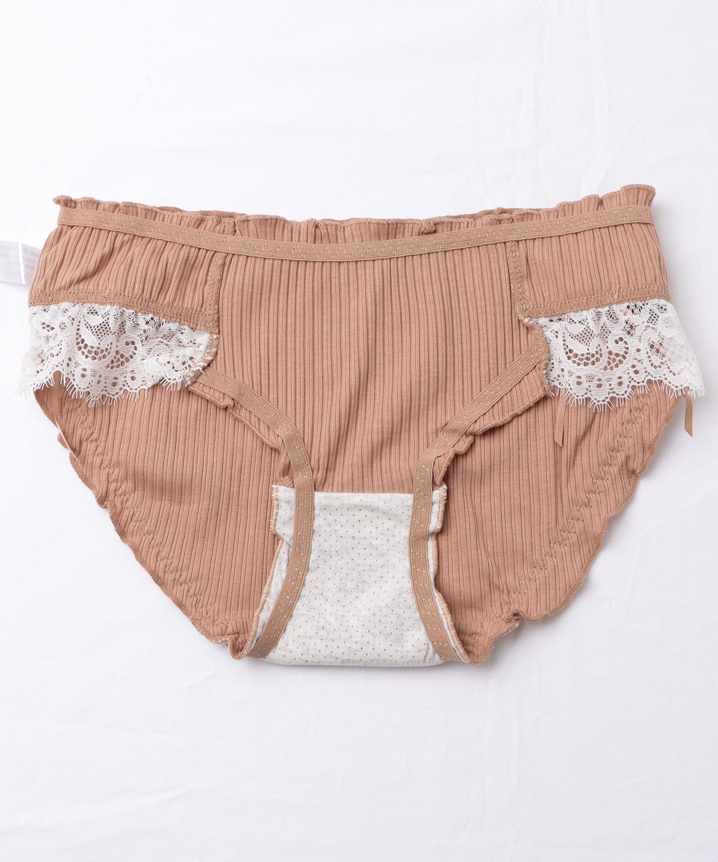 【8枚セット】レースドッキングストライプショーツ