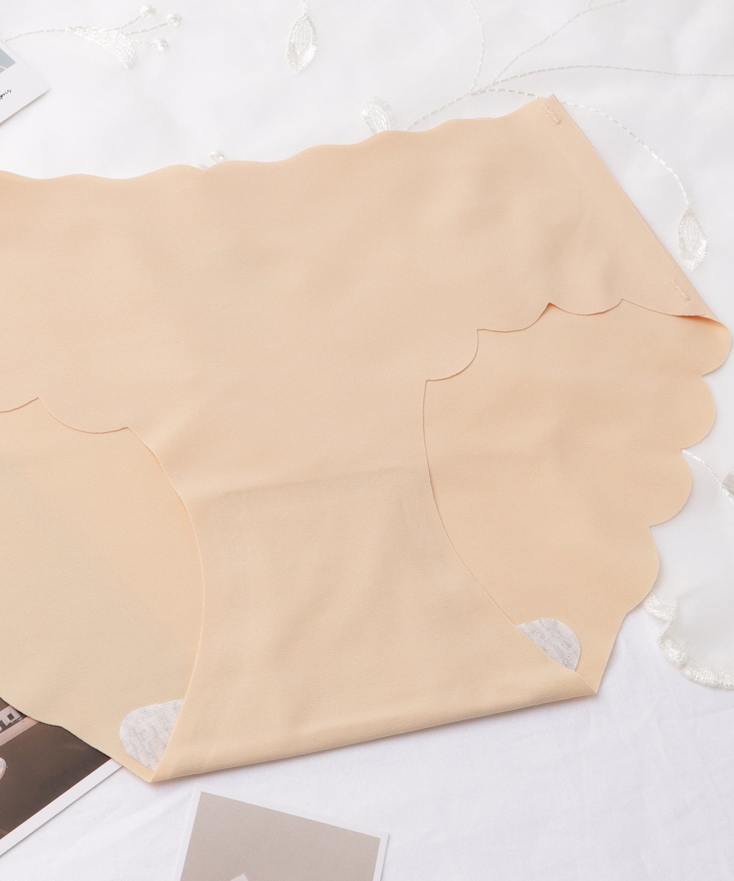【10枚セット】スカラップ ウエーブ シームレス ショーツ