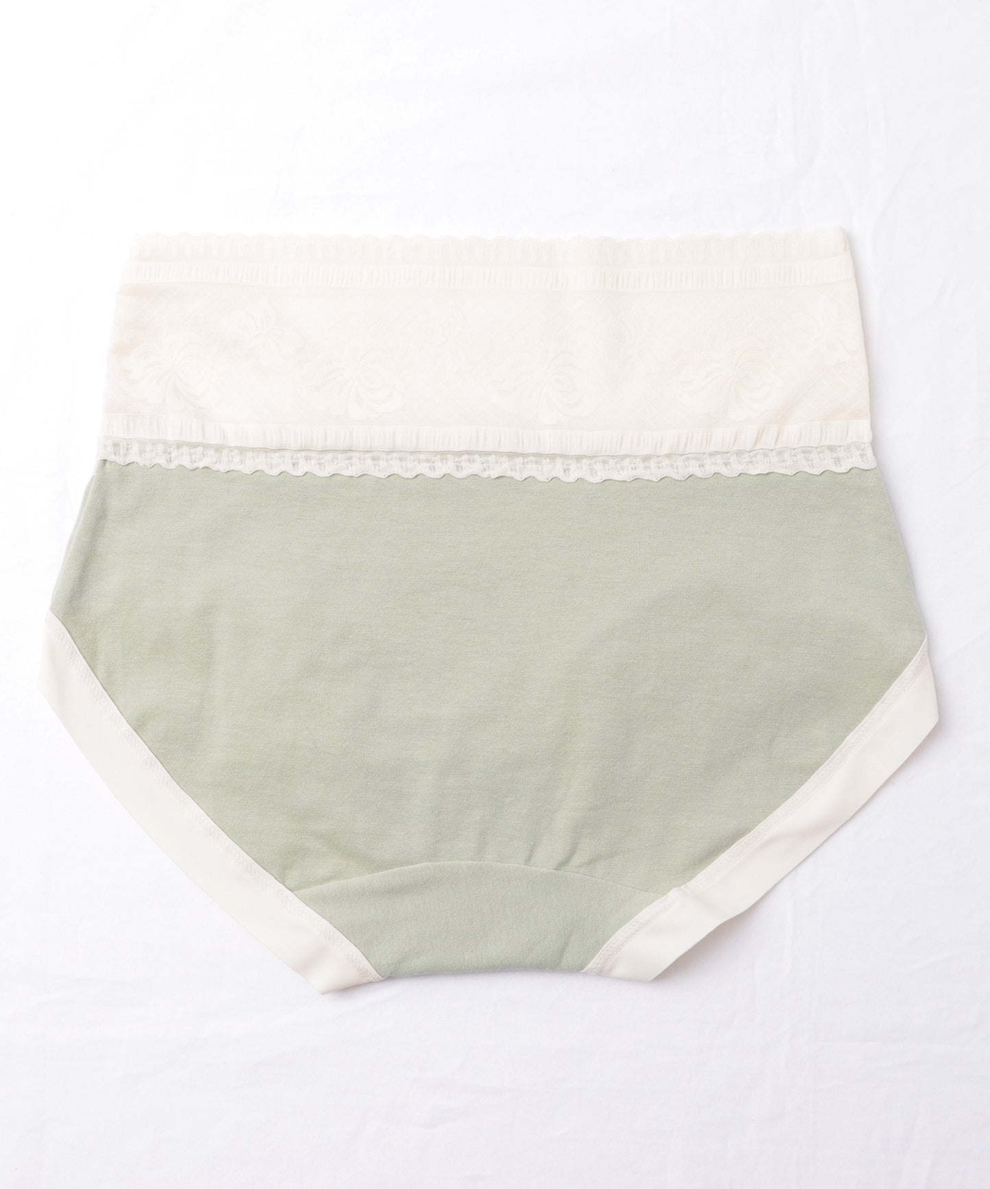 【6枚セット】ハイウエスト レース 配色 コットン ショーツ