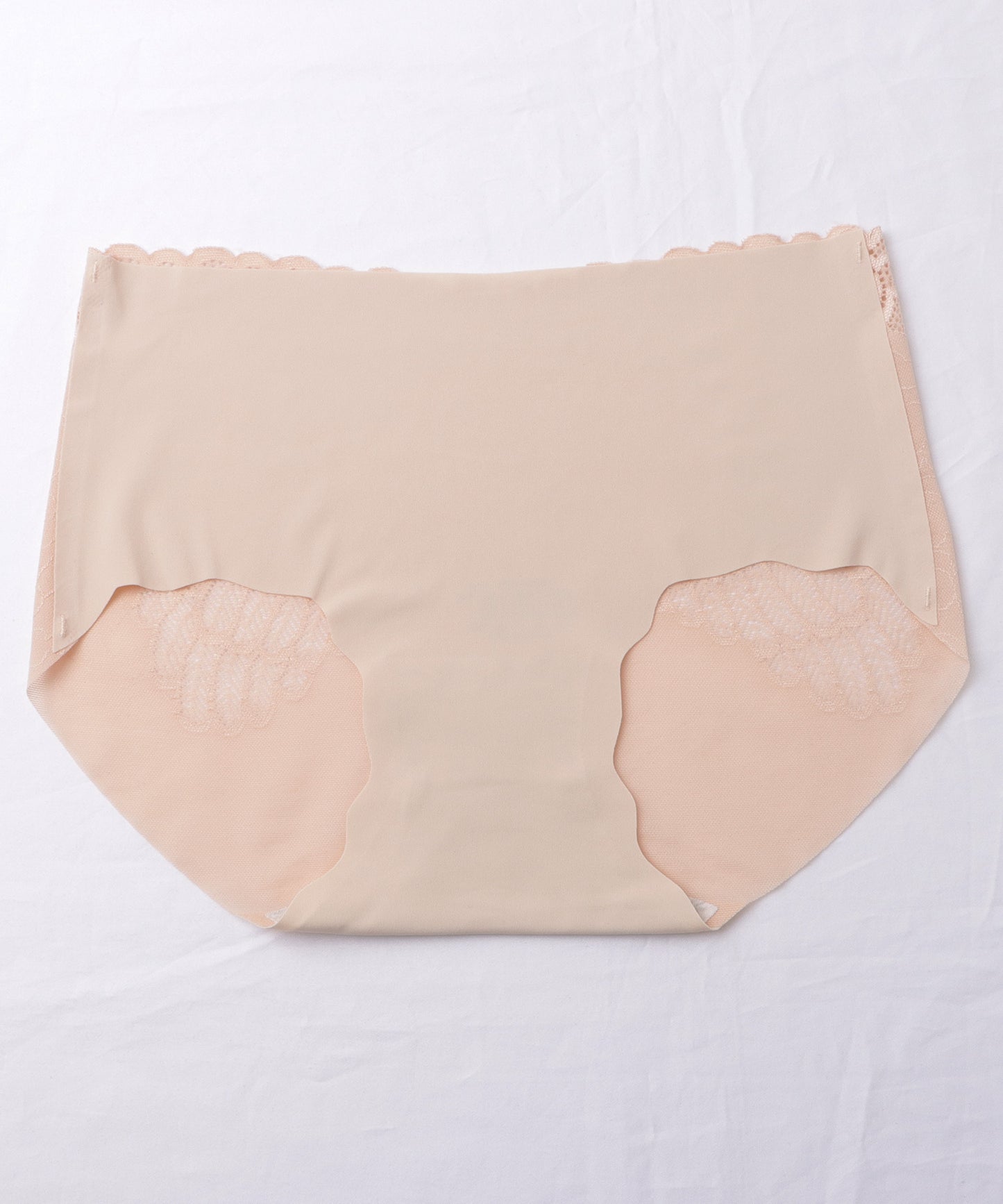 【5枚セット】バックレース ウエーブ裾 シームレス ショーツ