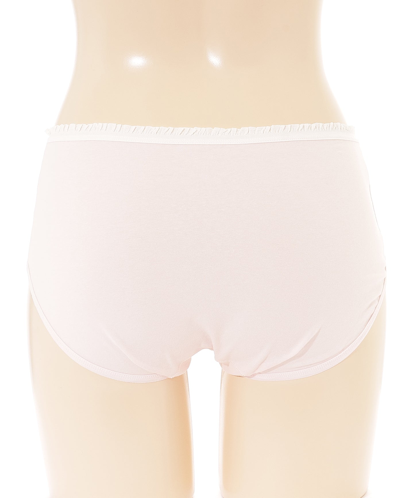 【6枚セット】配色 フリル リボン付き ショーツ