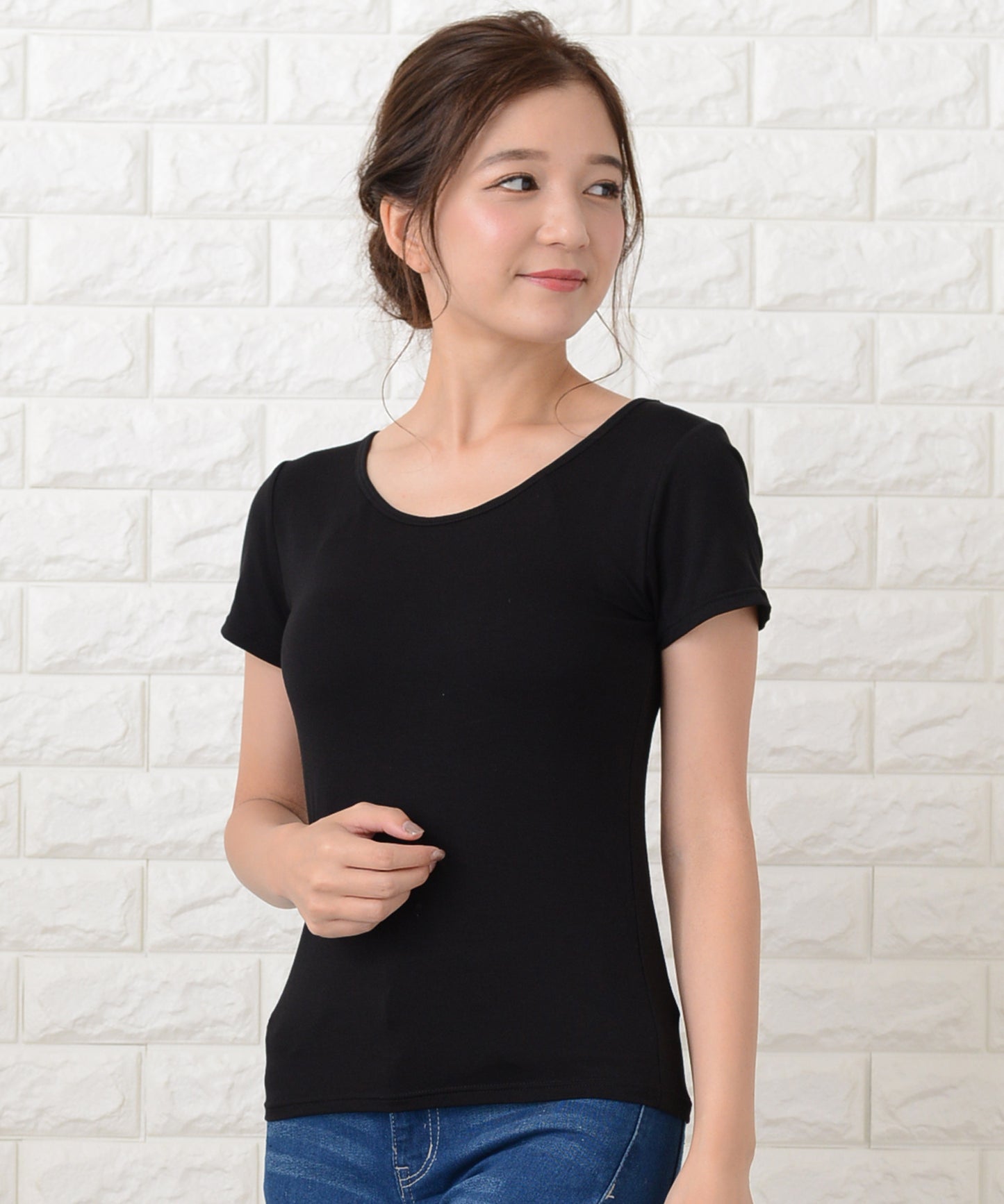 カップ付き半袖Tシャツ トップスインナー