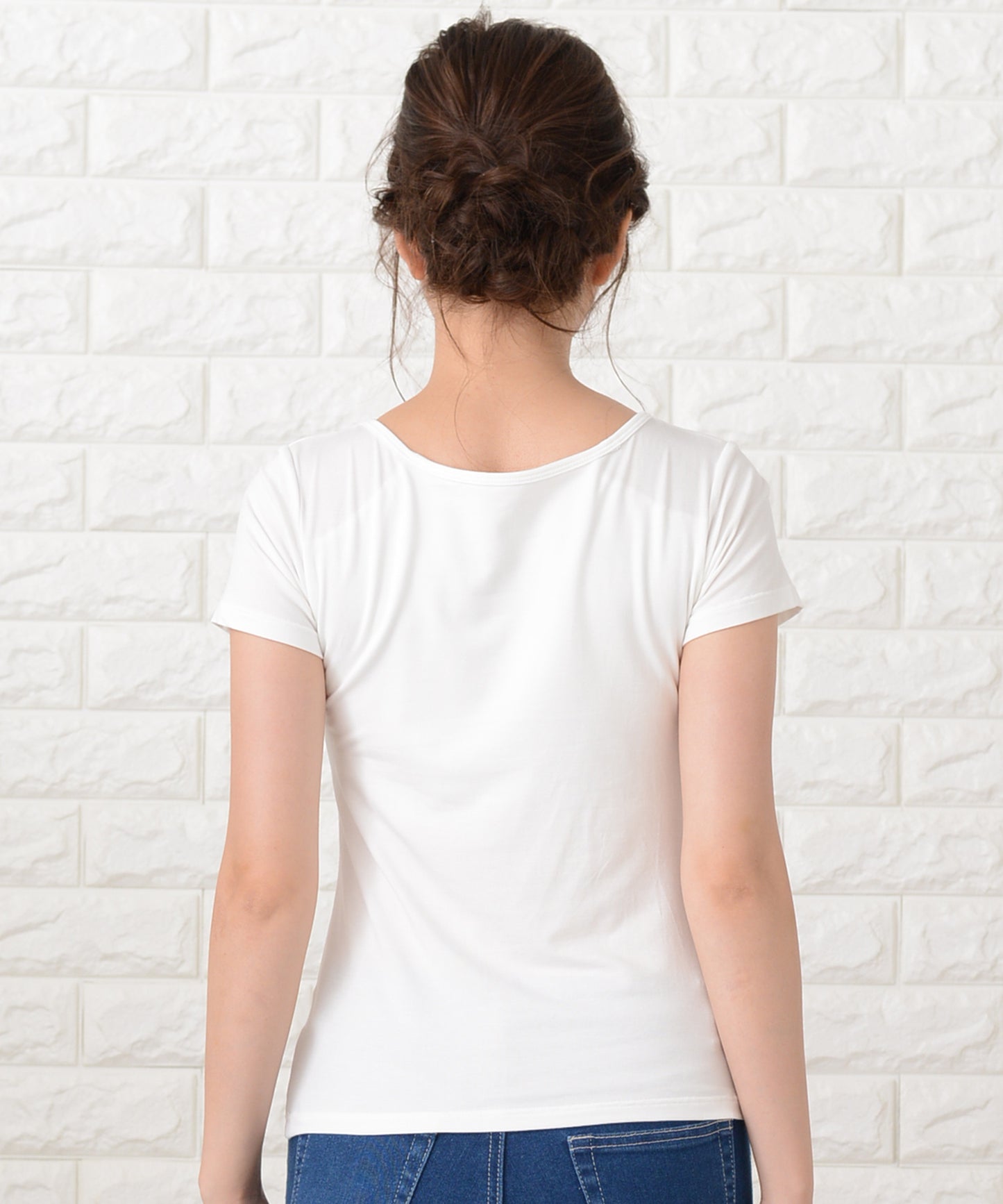 カップ付き半袖Tシャツ トップスインナー