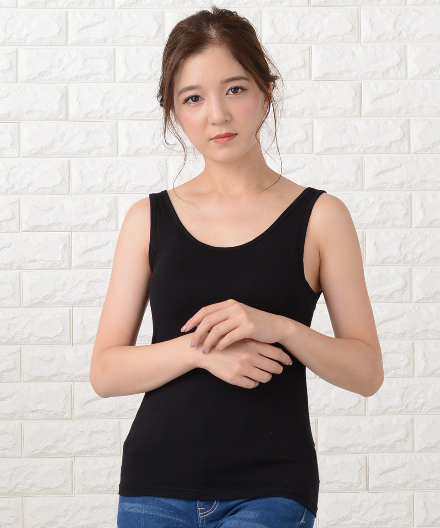 カップ付きタンクトップ トップスインナー