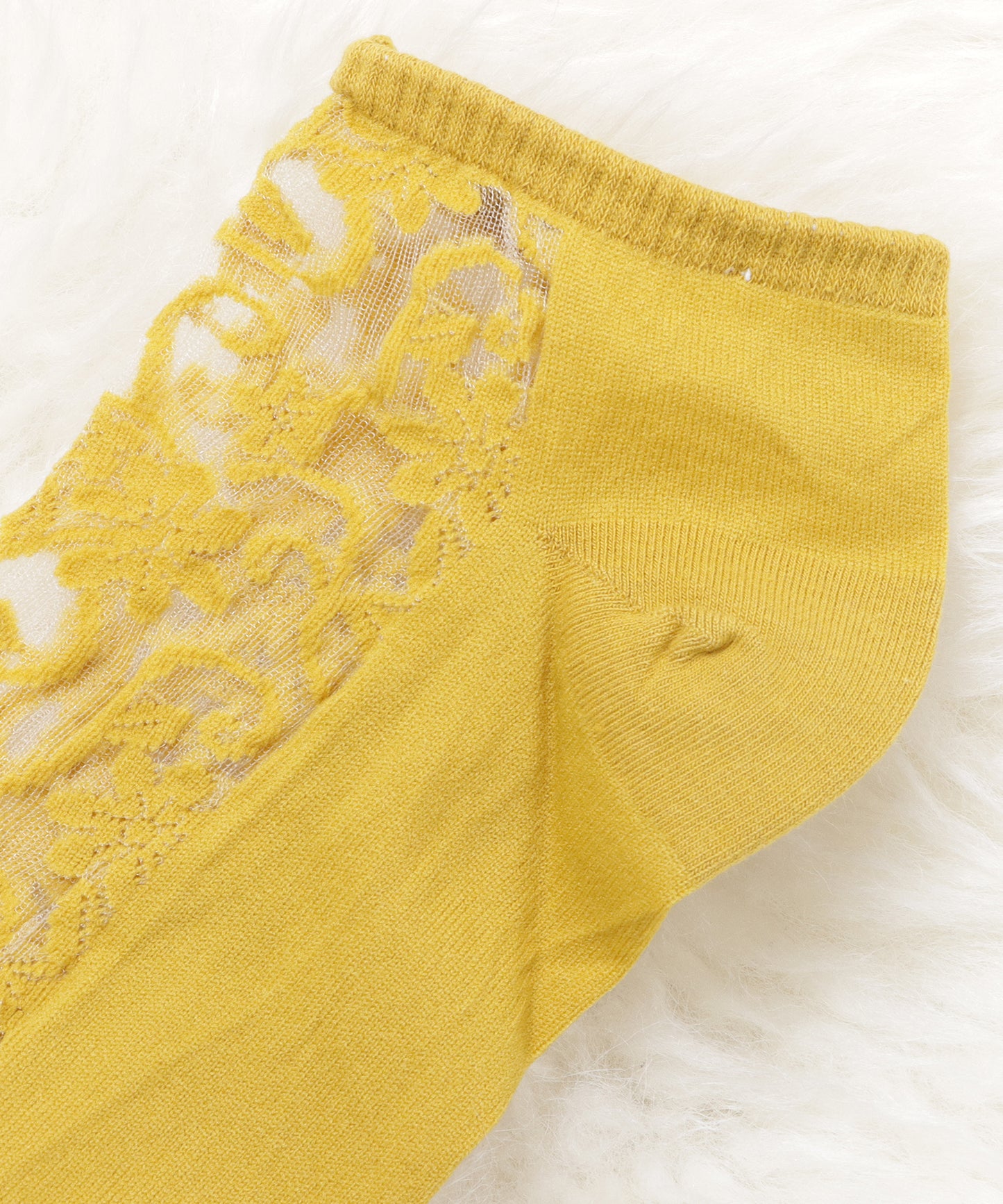 【5色組】花柄シースルーくるぶしソックスセット