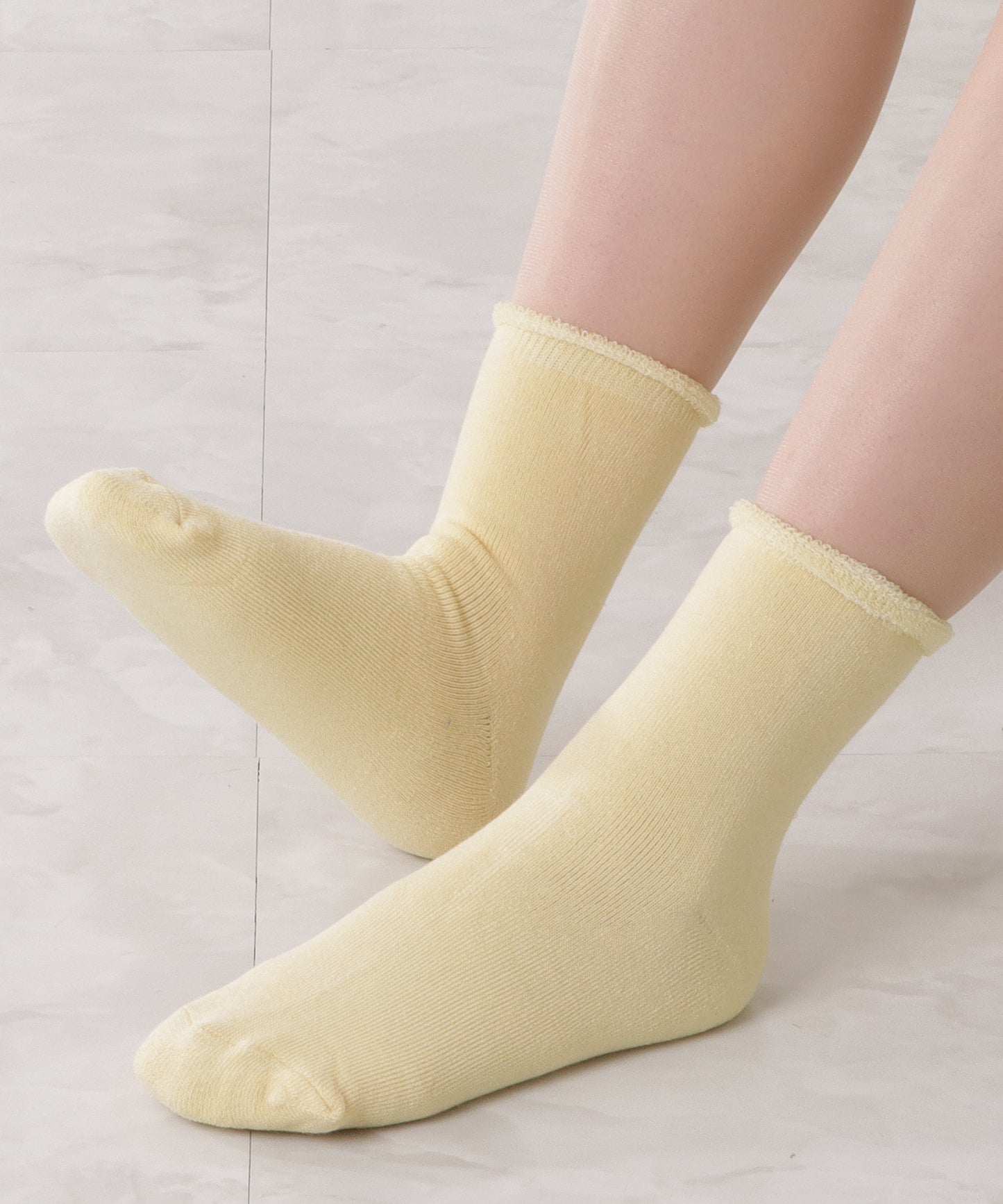 【10足セット】裏起毛ショート丈無地あったかソックス
