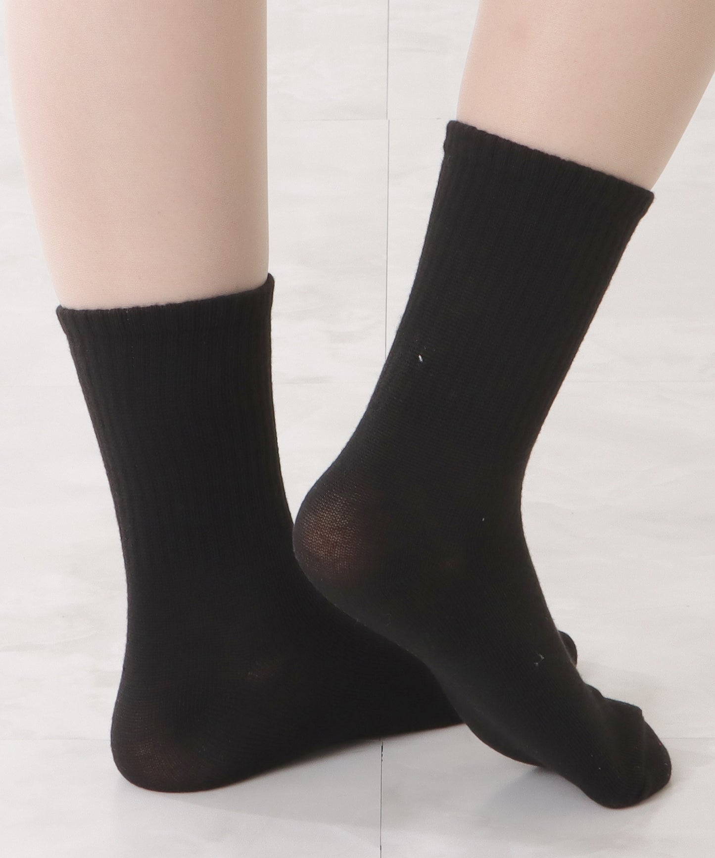 【10足セット】ショート丈リブライン配色ソックス