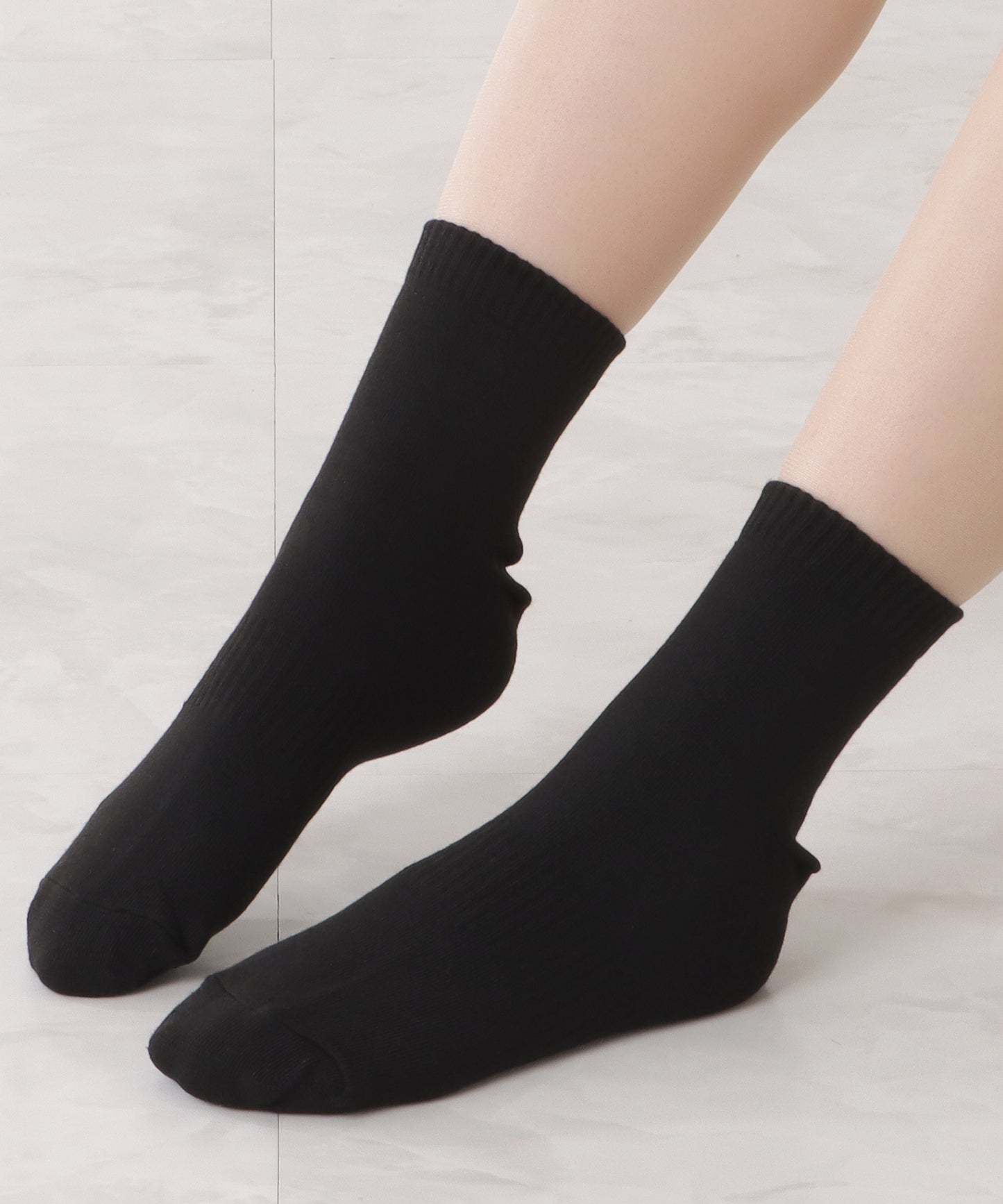 【10足セット】ベーシックコットン無地ショート丈ソックス